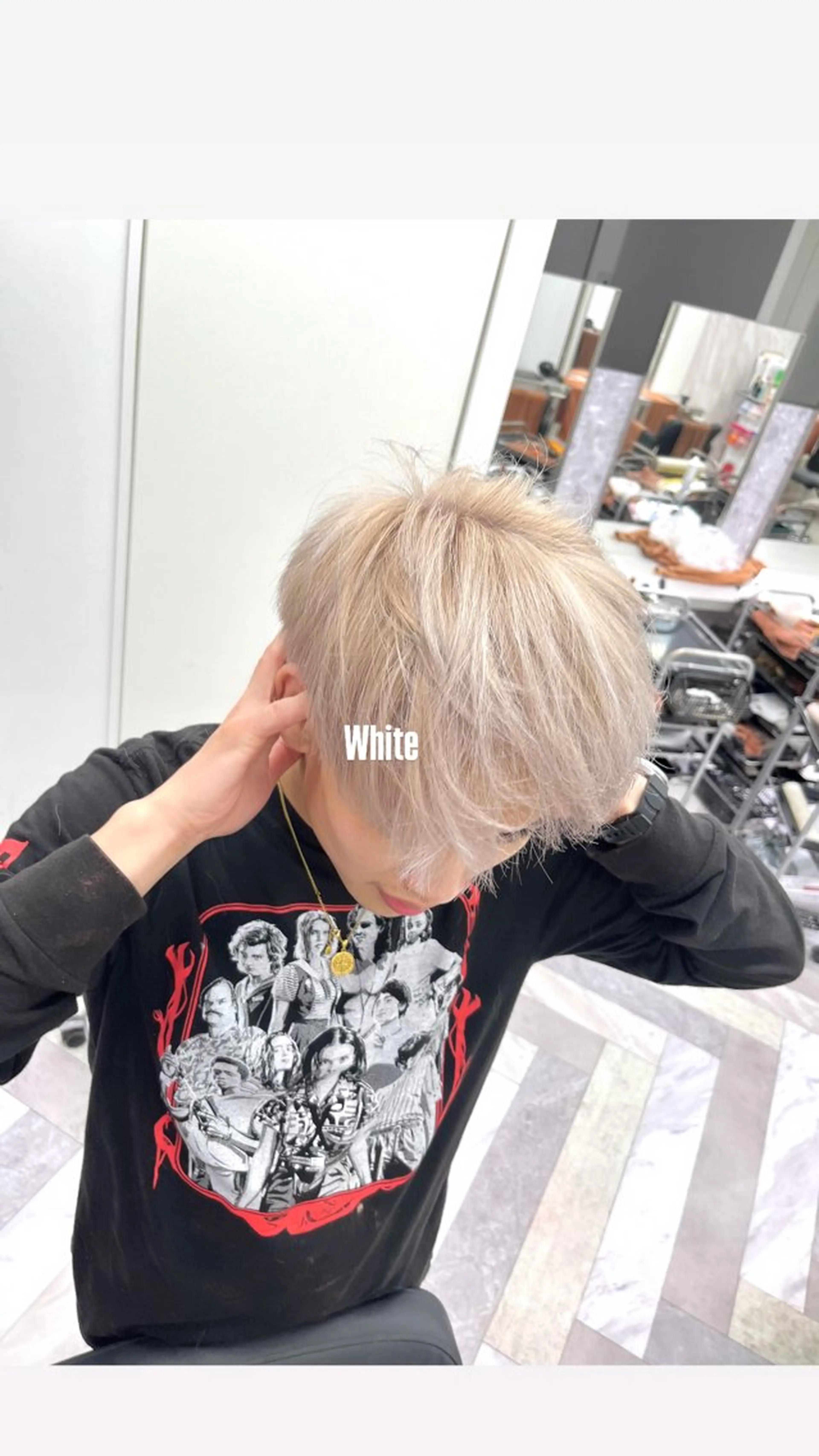 カラー メンズ メンズブリーチ ブリーチ カット ヘアカラー 📍欧米風/ﾃﾞ ｻﾞｲﾝNO.1/雅のヘアスタイル