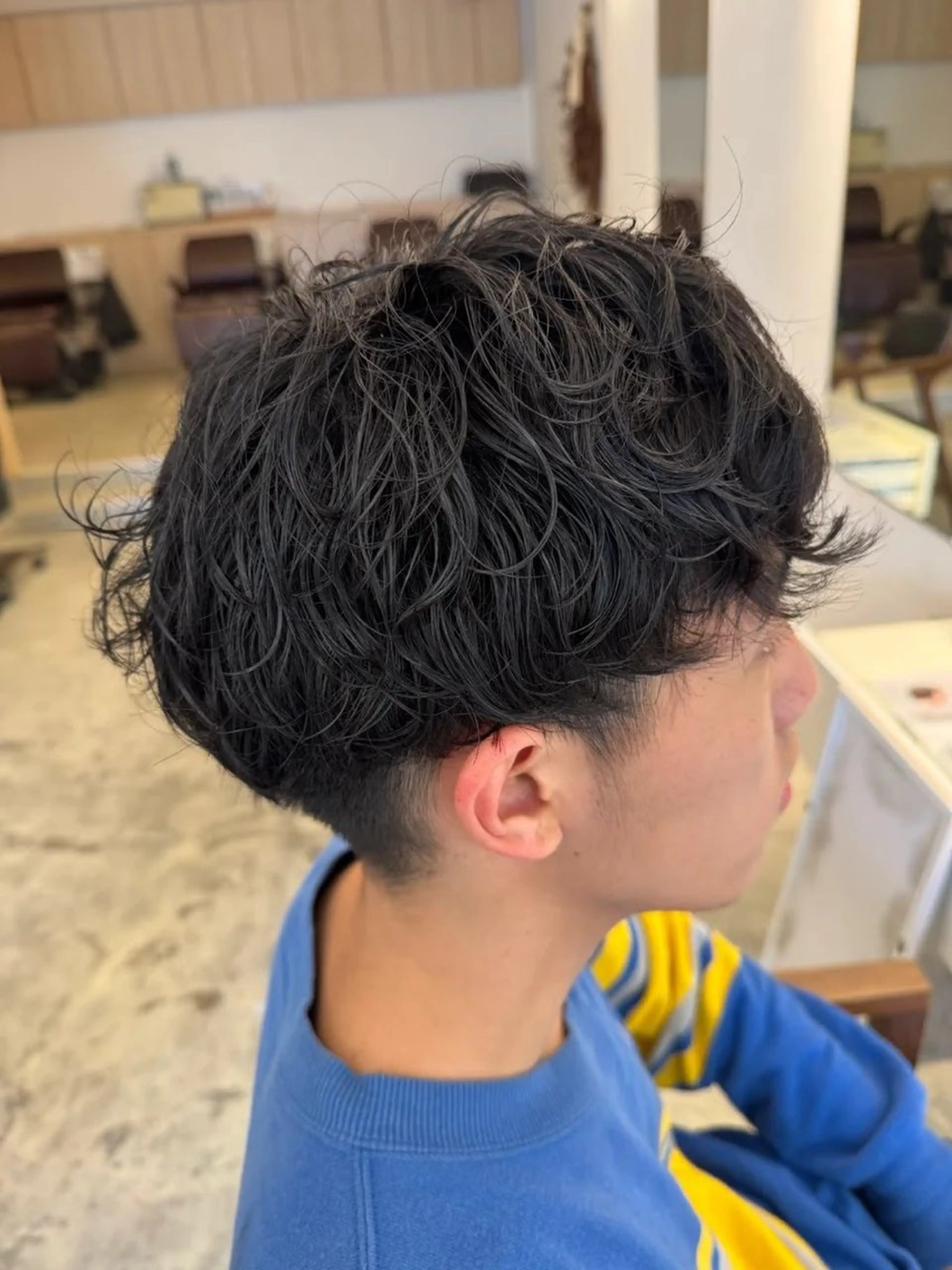 メンズ メンズパーマ 💖ASUKA 💜/透明感カラーのヘアスタイル