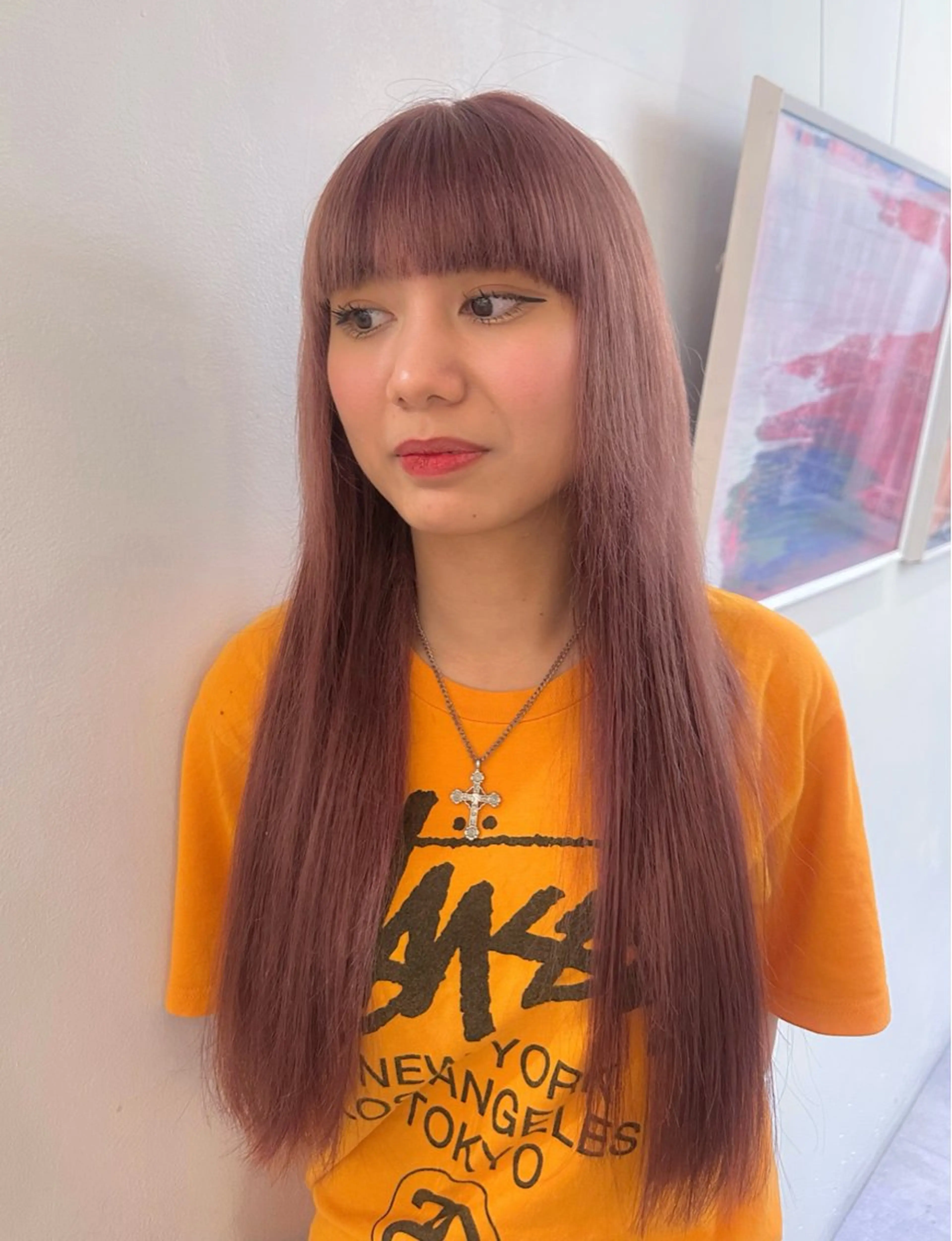 ロング ヘアカラー レイヤーカット/ハイ トーン✂︎ゆーぴ✂︎のヘアスタイル