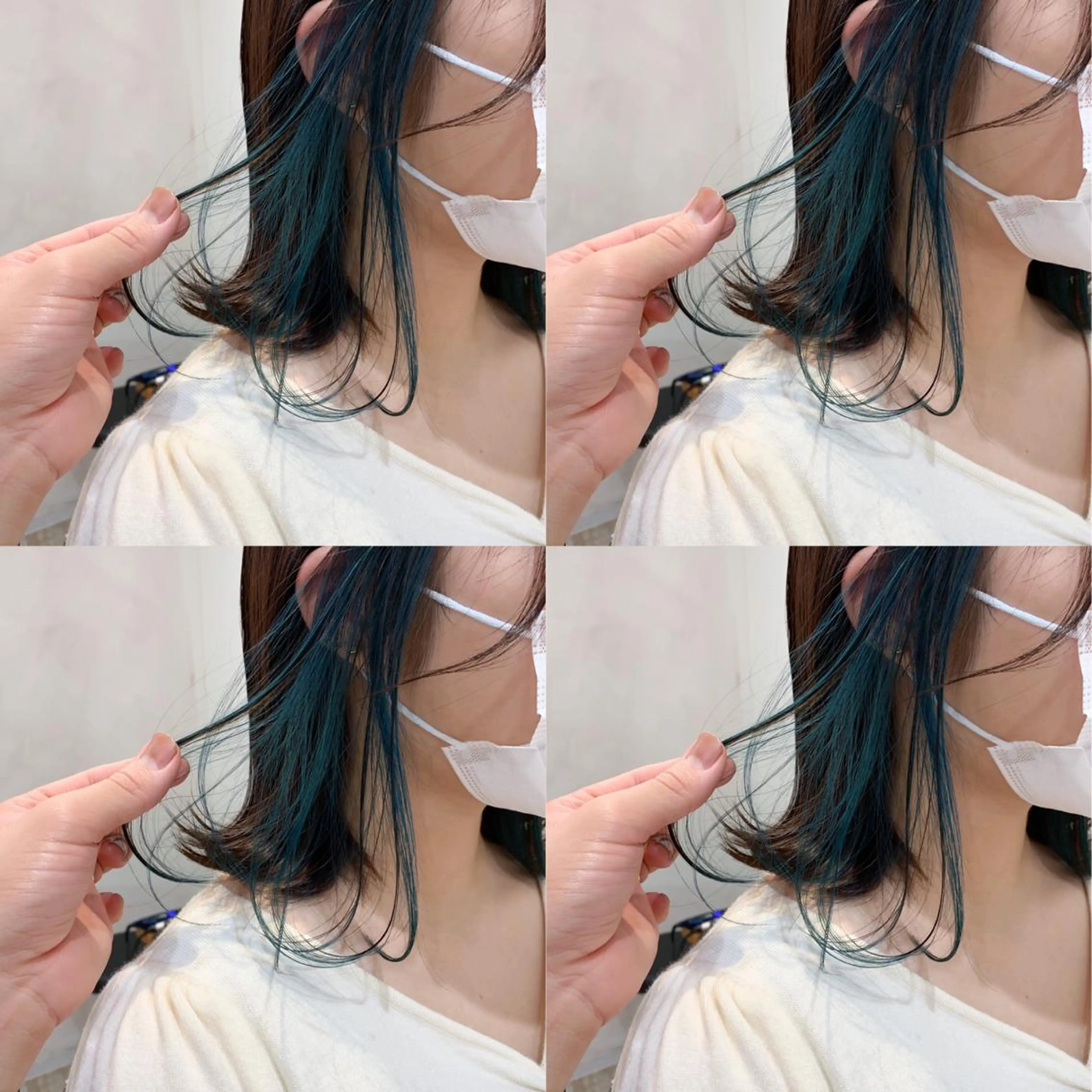 カラー ブルーカラー デザインカラー 透明感カラーが 得意です！NAOKIのヘアスタイル