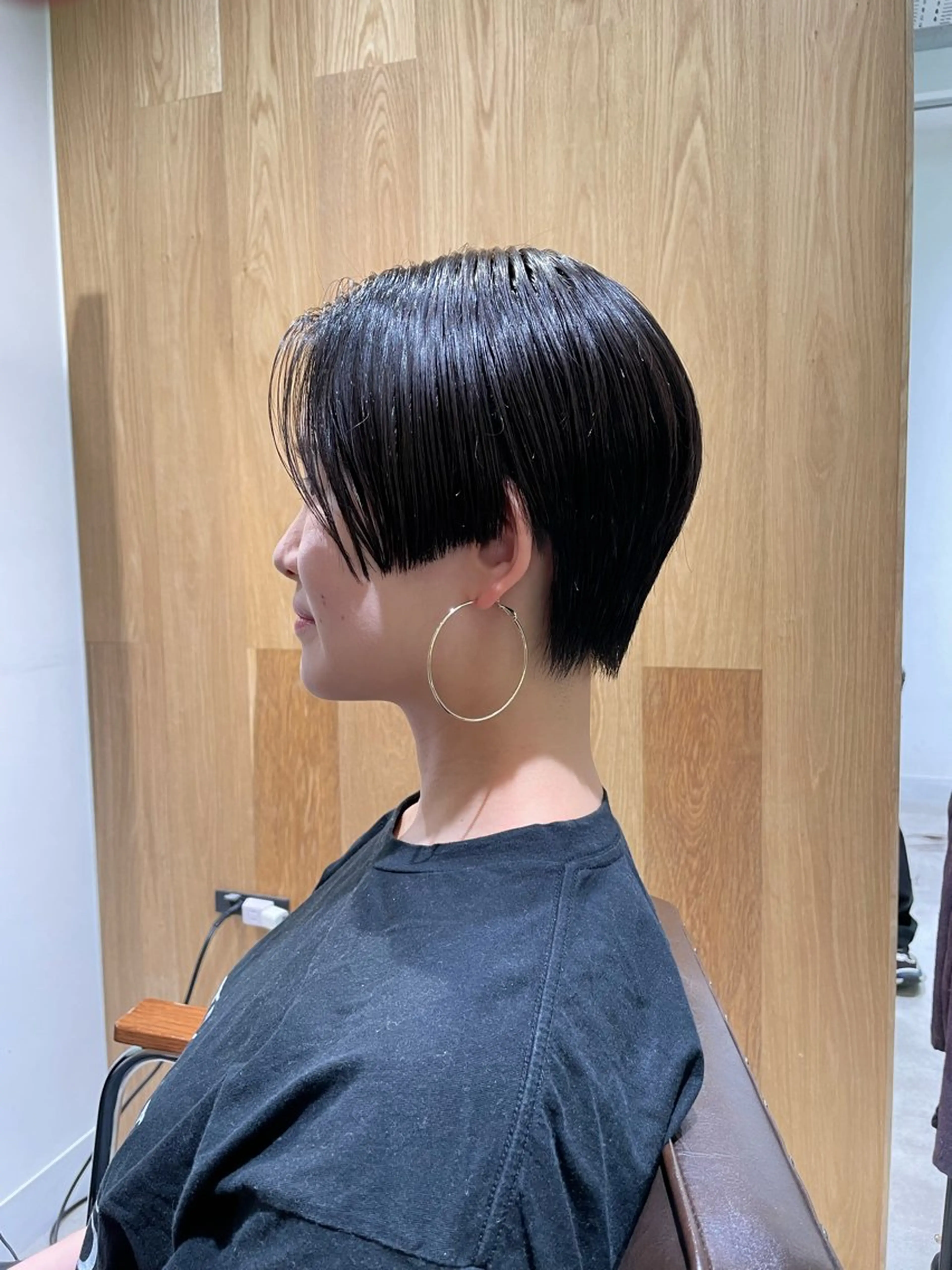 ショート ショートヘア カット 🩵縮毛矯正  髪質 改善 ツヤ髪🩵のヘアスタイル