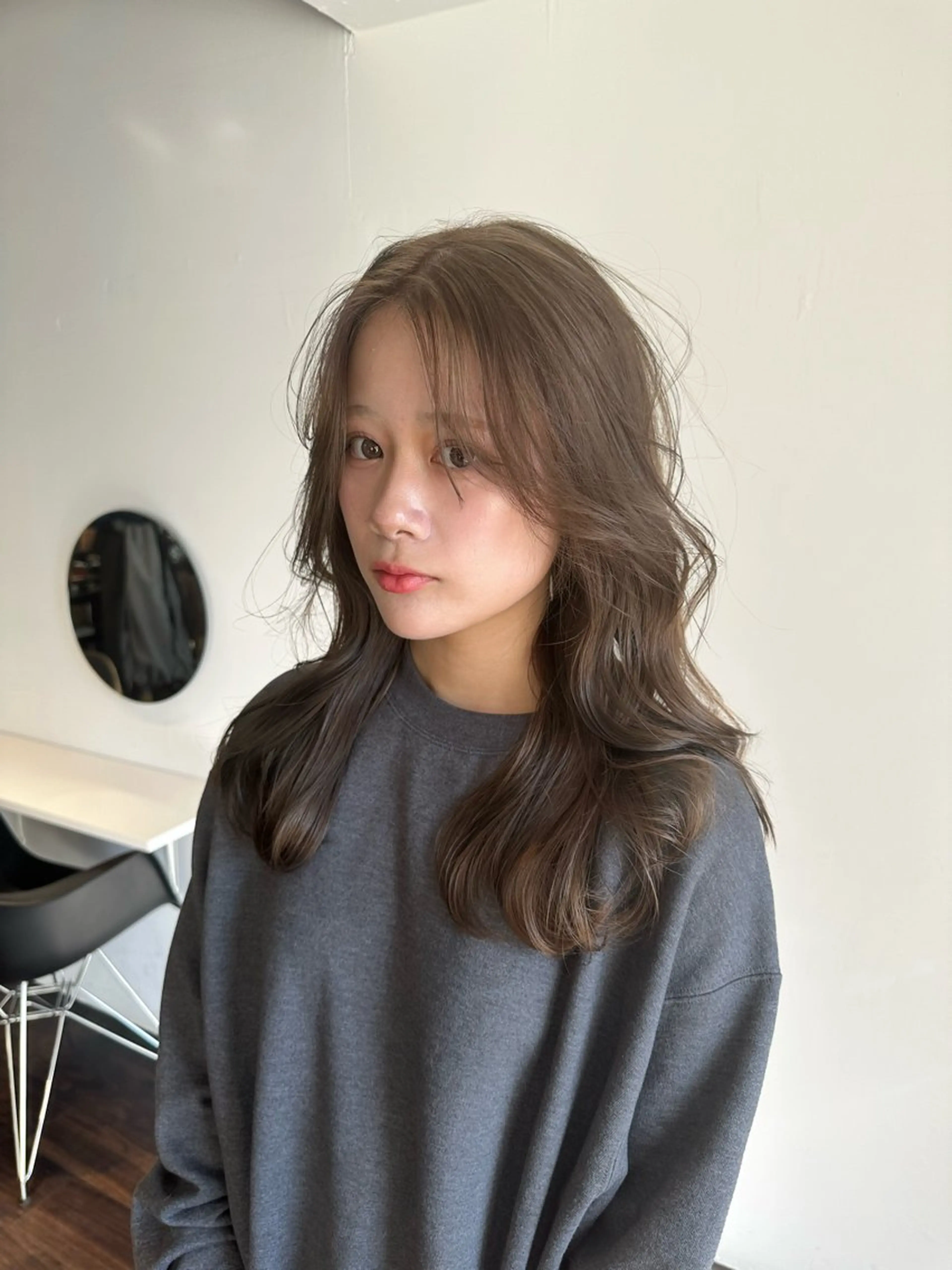 ロング カラー カット ヘアカラー トリートメント ワンホンヘア ケラチン/Kaitoのヘアスタイル