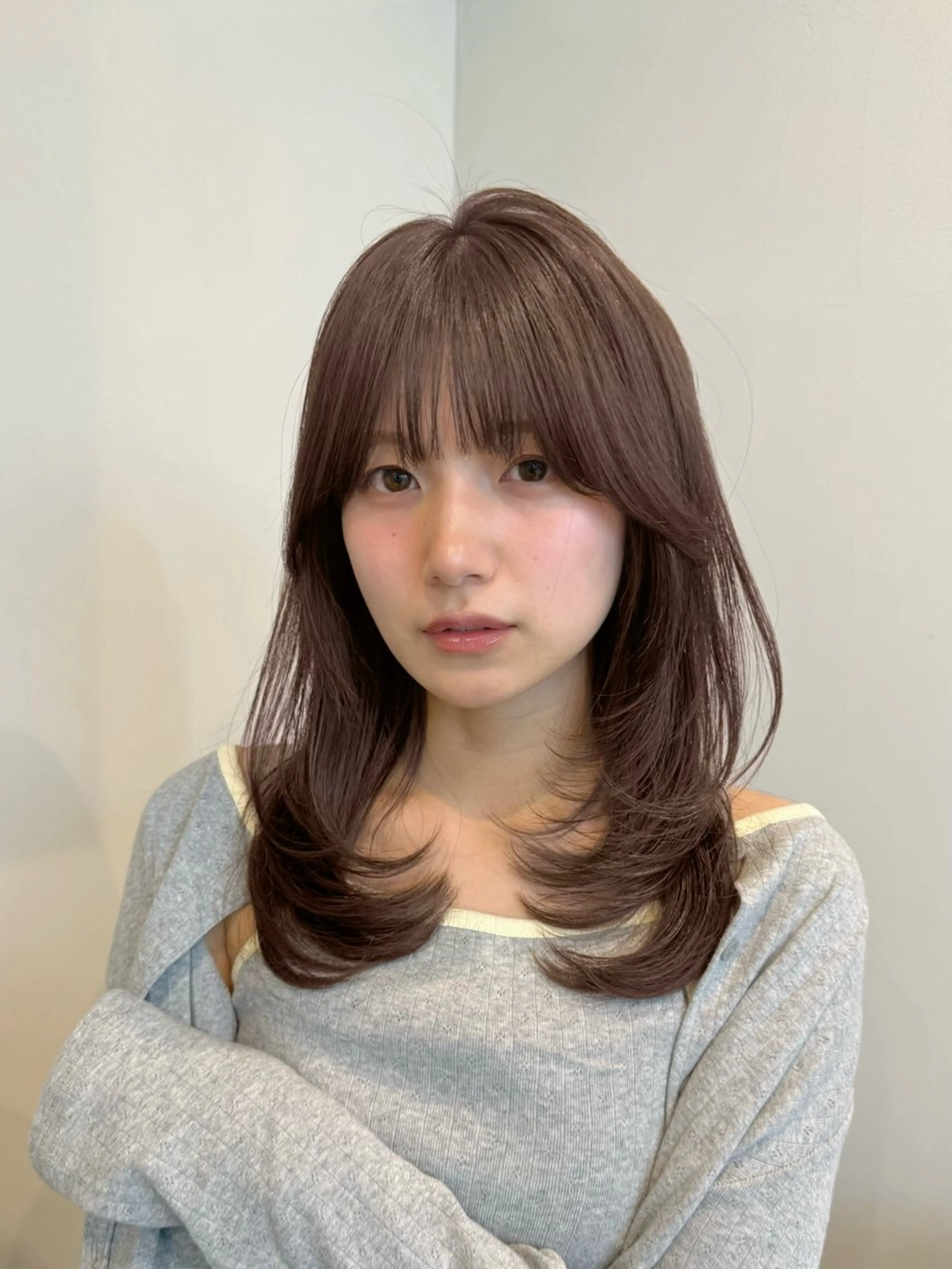 ミディアム sora/レイヤー/ 似合わせカット🎀のヘアスタイル