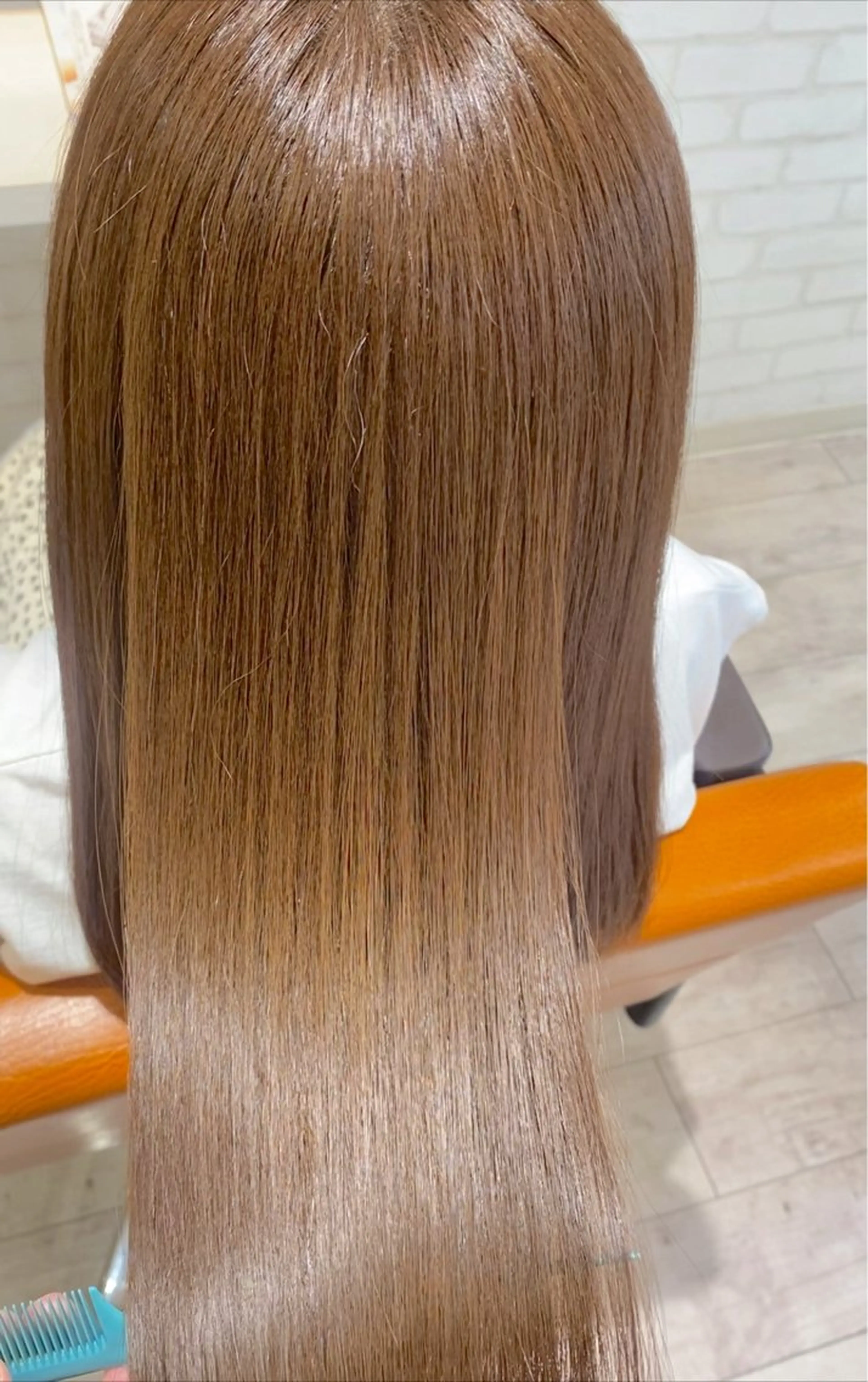 セミロング 小島あゆ美/髪質改善 /縮毛矯正/ケラコラのヘアスタイル