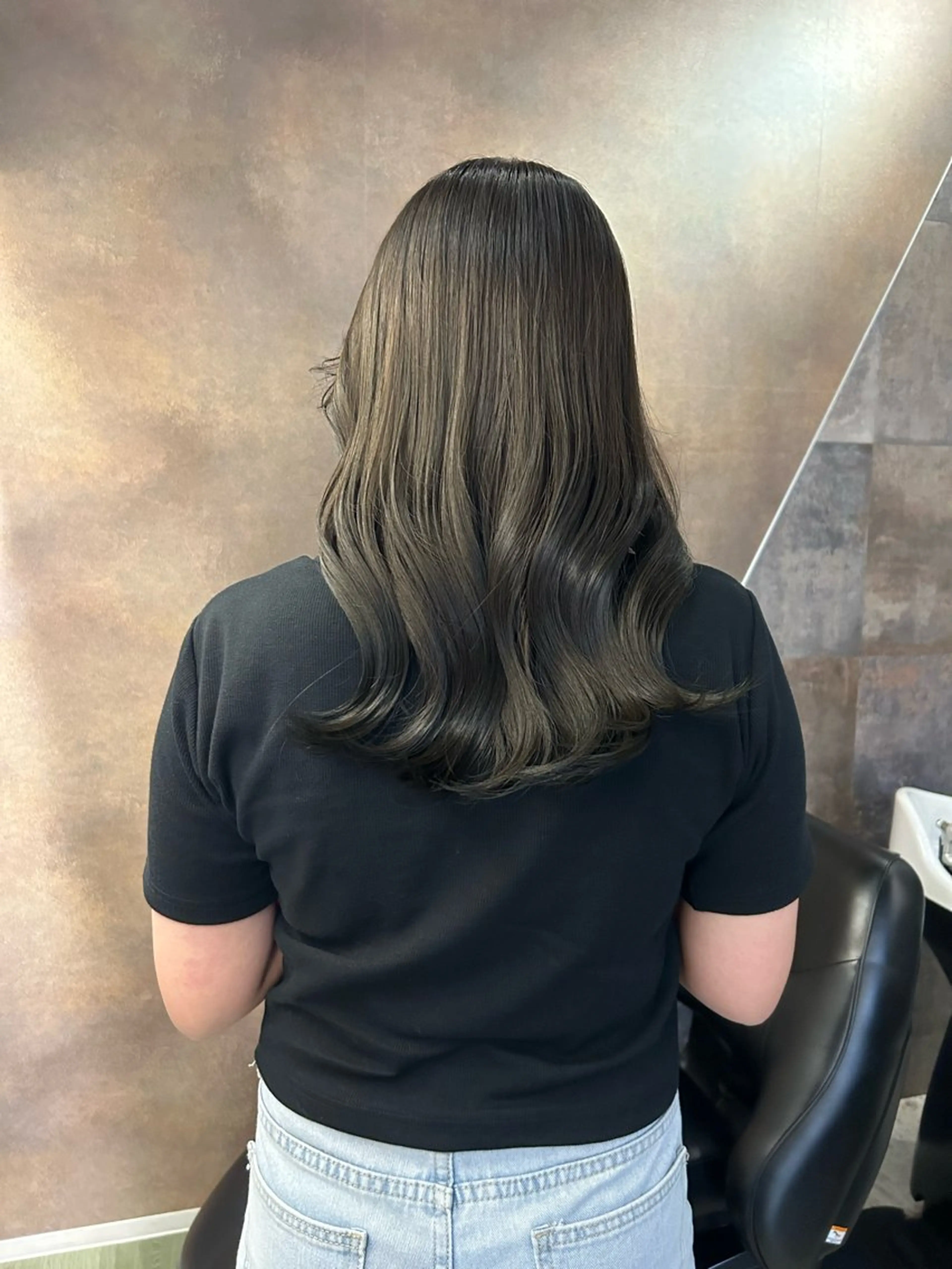ロング カラー ベージュカラー 透明感カラー オリーブベージュ ピンクカラー ピンクベージュ カット ヘアカラー GO TODAY SHAiRE SALON所属・SAKINO． ベージュカラーのヘアスタイル