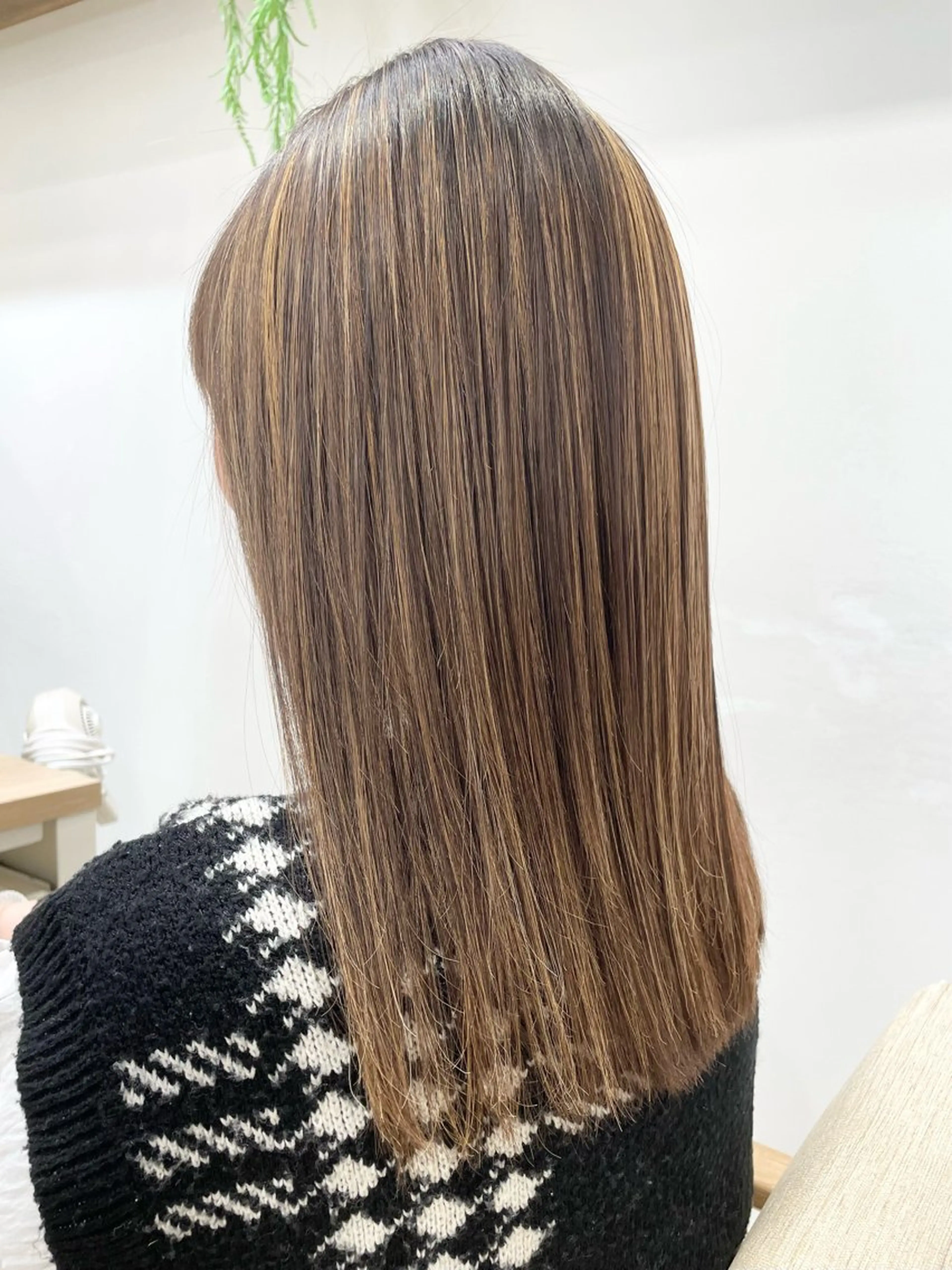 ロング トリートメント 酸熱トリートメント 松田 /骨格矯正カットのヘアスタイル