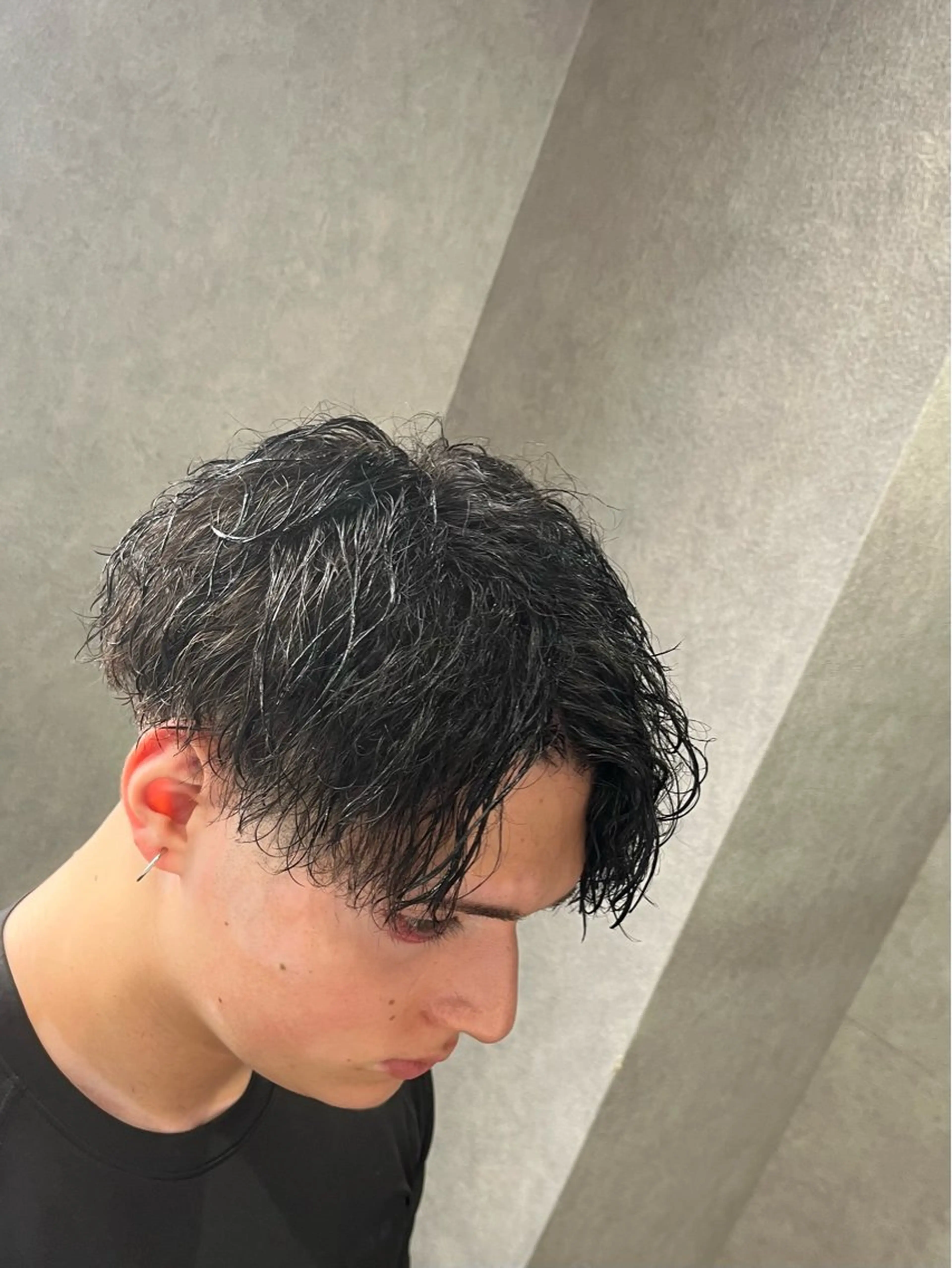 ミディアム パーマ CuMARi所属・歴7年🔥メンズ専門 100％満足させますのヘアスタイル