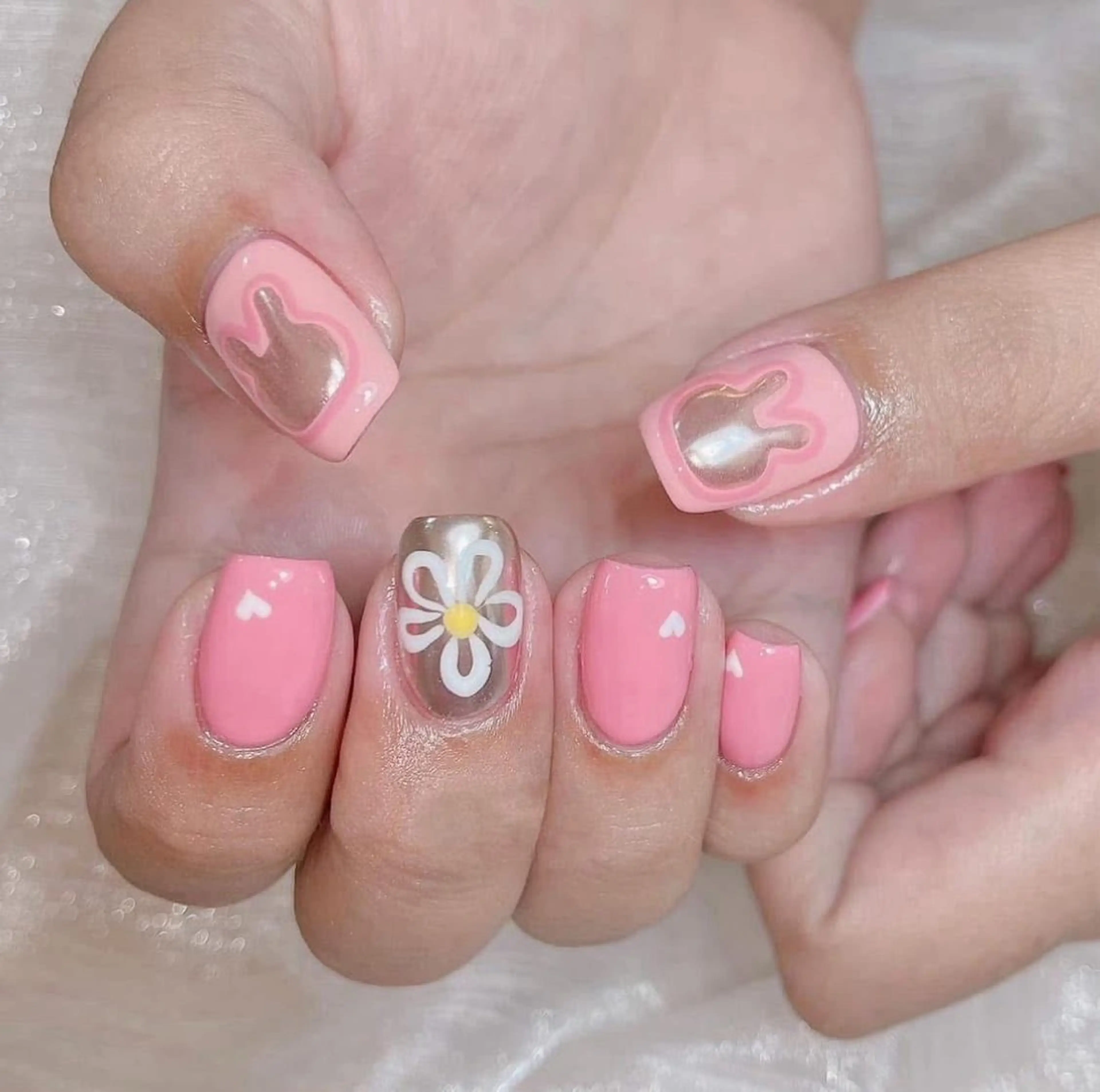 ネイル アートネイル 成人式 ジェルネイル ニュアンスネイル ネイルチップ Kora Nailのネイルデザイン