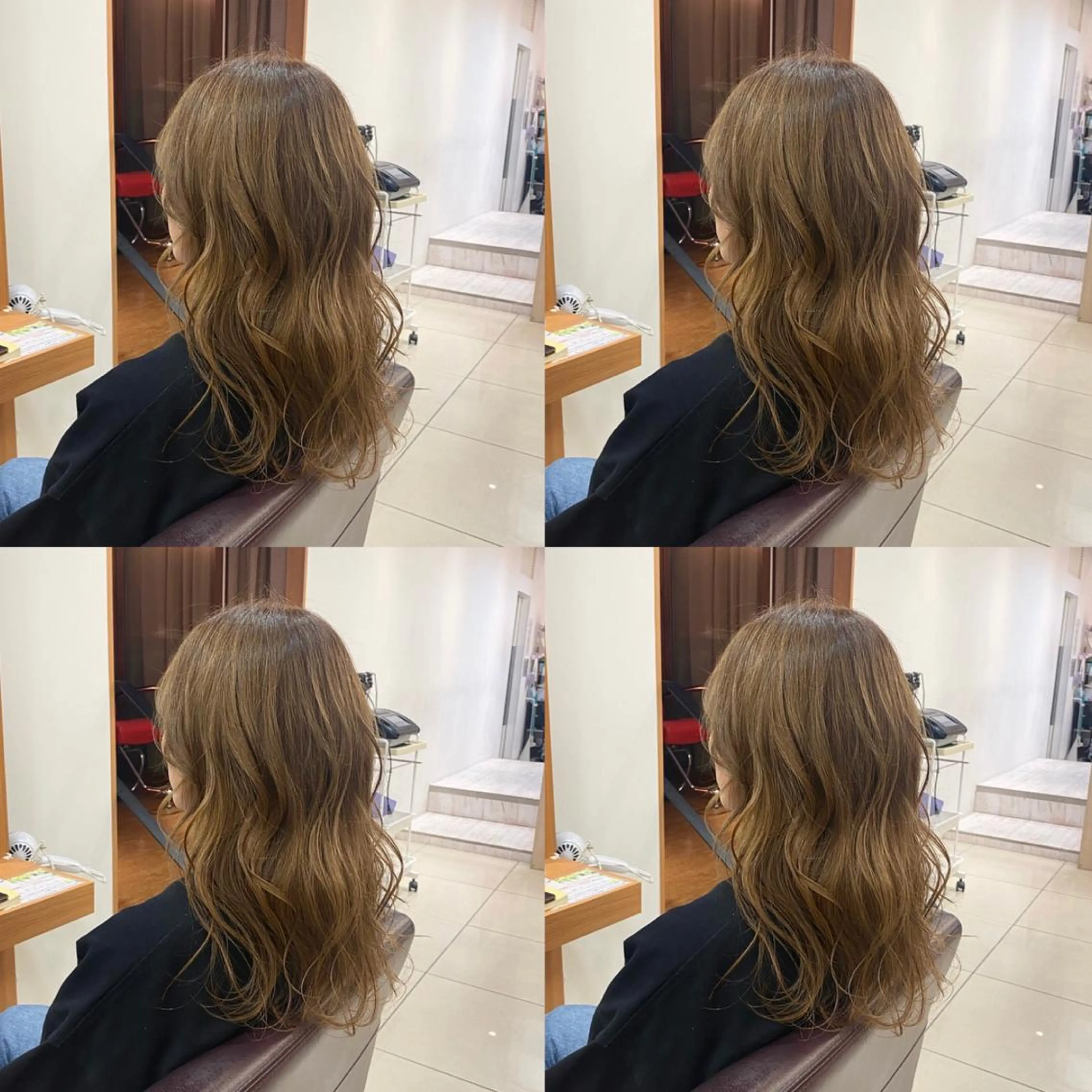 ミディアム カラー ヘアカラー トリートメント 【カラー指名No 1✨】原田響のヘアスタイル