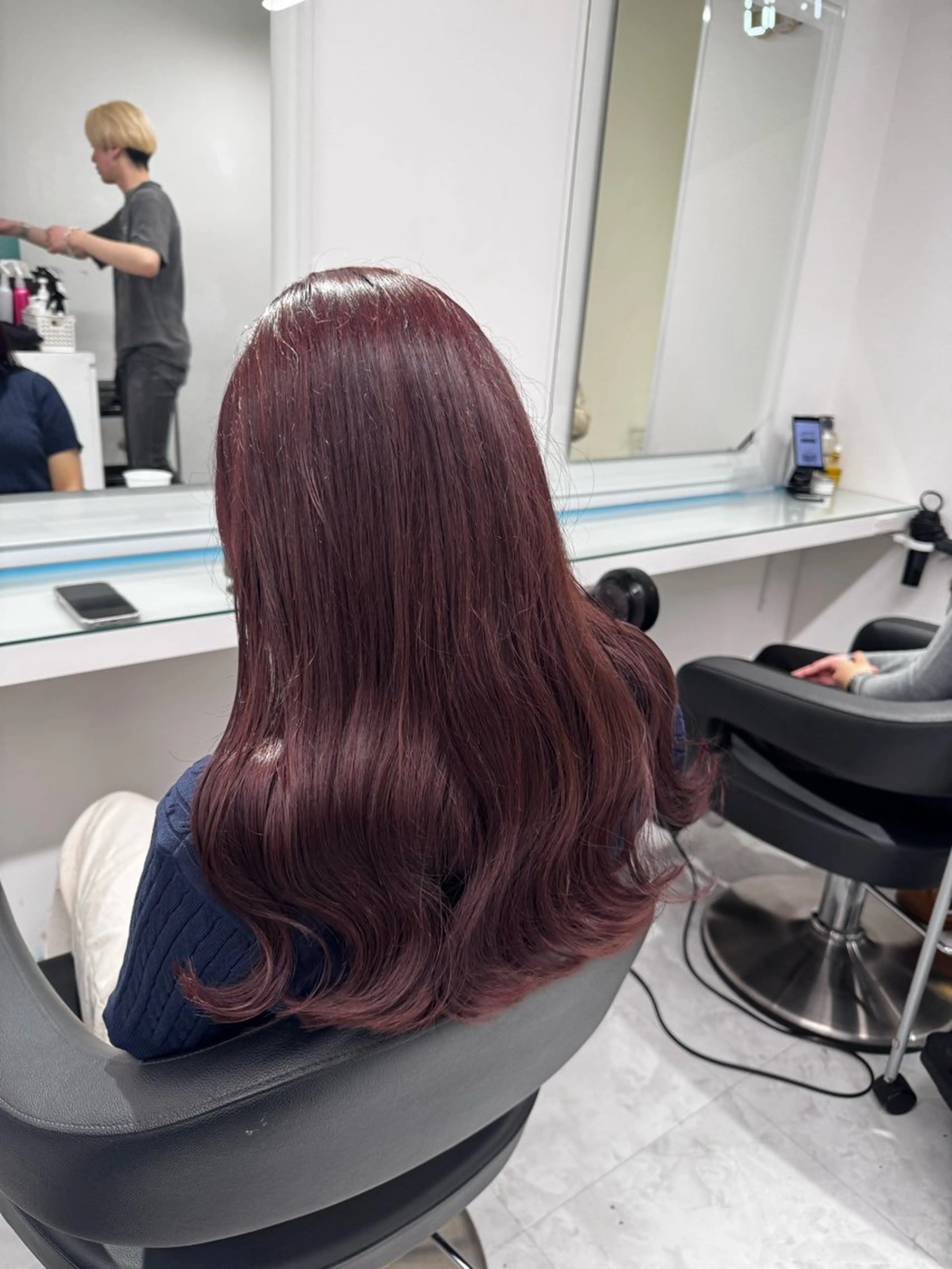 ロング カラー ヘアアレンジ ヘアカラー トリートメント ヘアセット ‎🤍モテ髪作ります 🤍ゆうと🤍のヘアスタイル