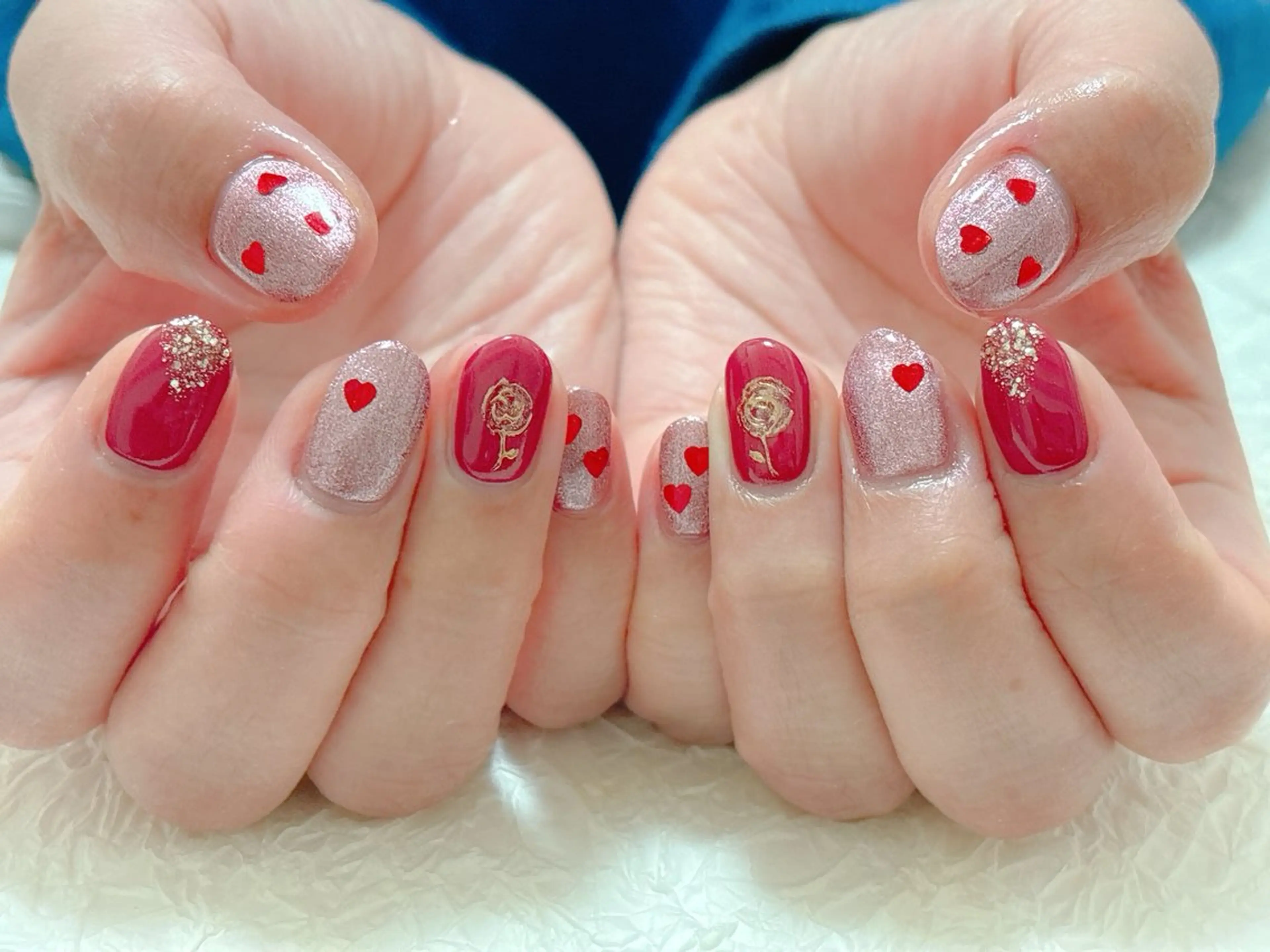 ネイル アートネイル オーロラネイル チークネイル フラッシュネイル フットネイル ハンドネイル ゆ か_Nails💫のネイルデザイン