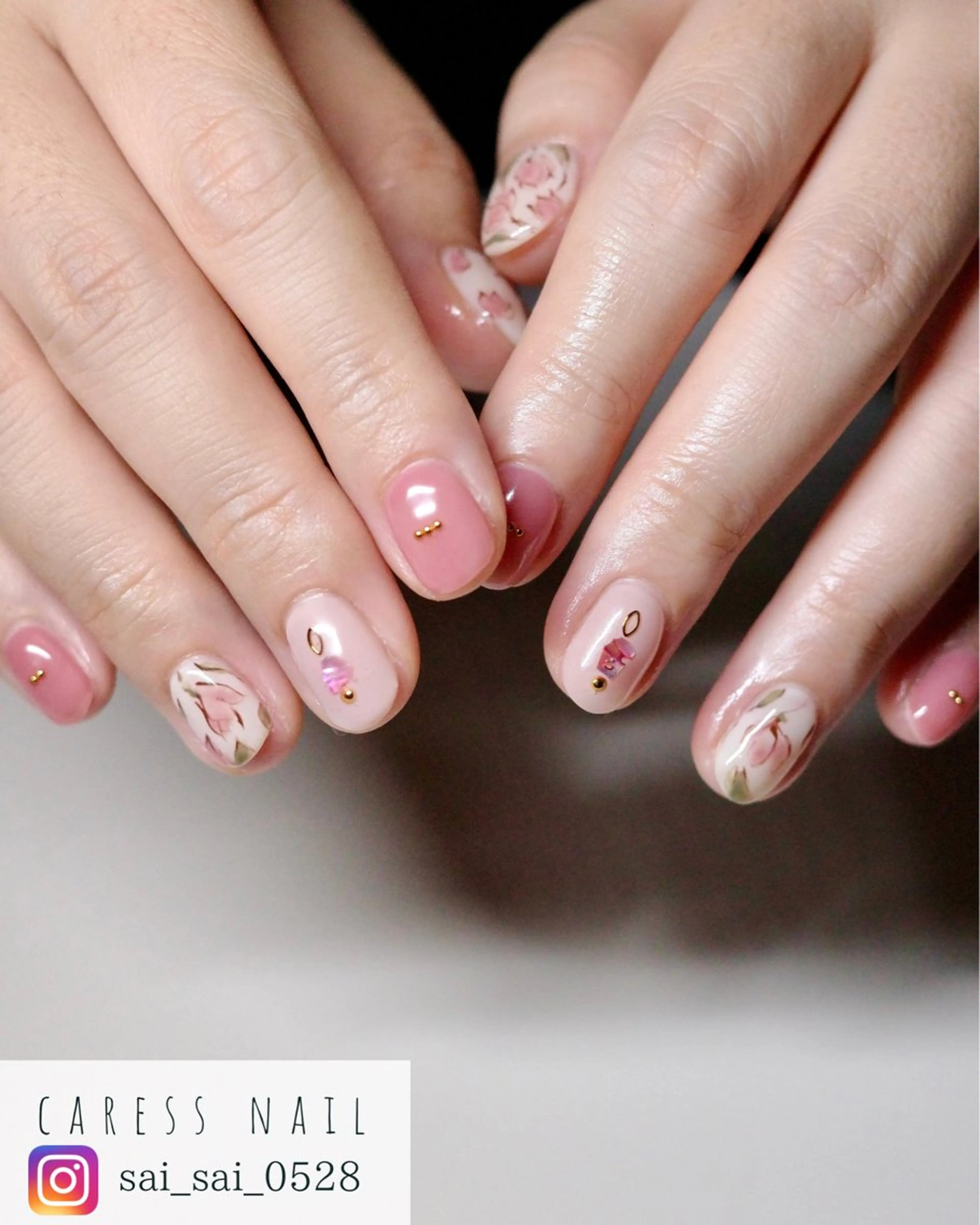 ネイル caress  nail カレスネイル　代々木上原所属・カレスネイル さいのネイルデザイン