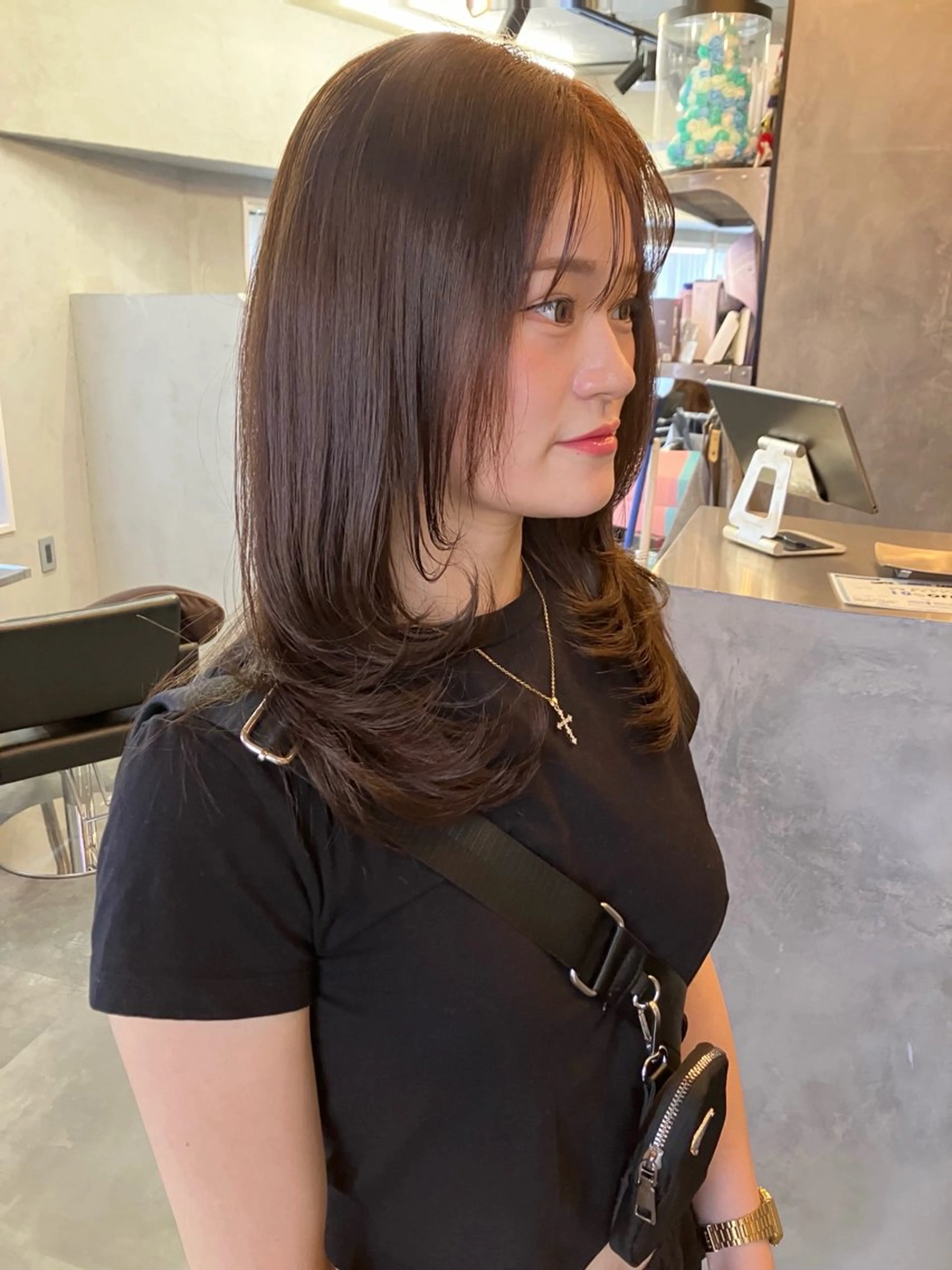 ミディアム 町田 佑人のヘアスタイル