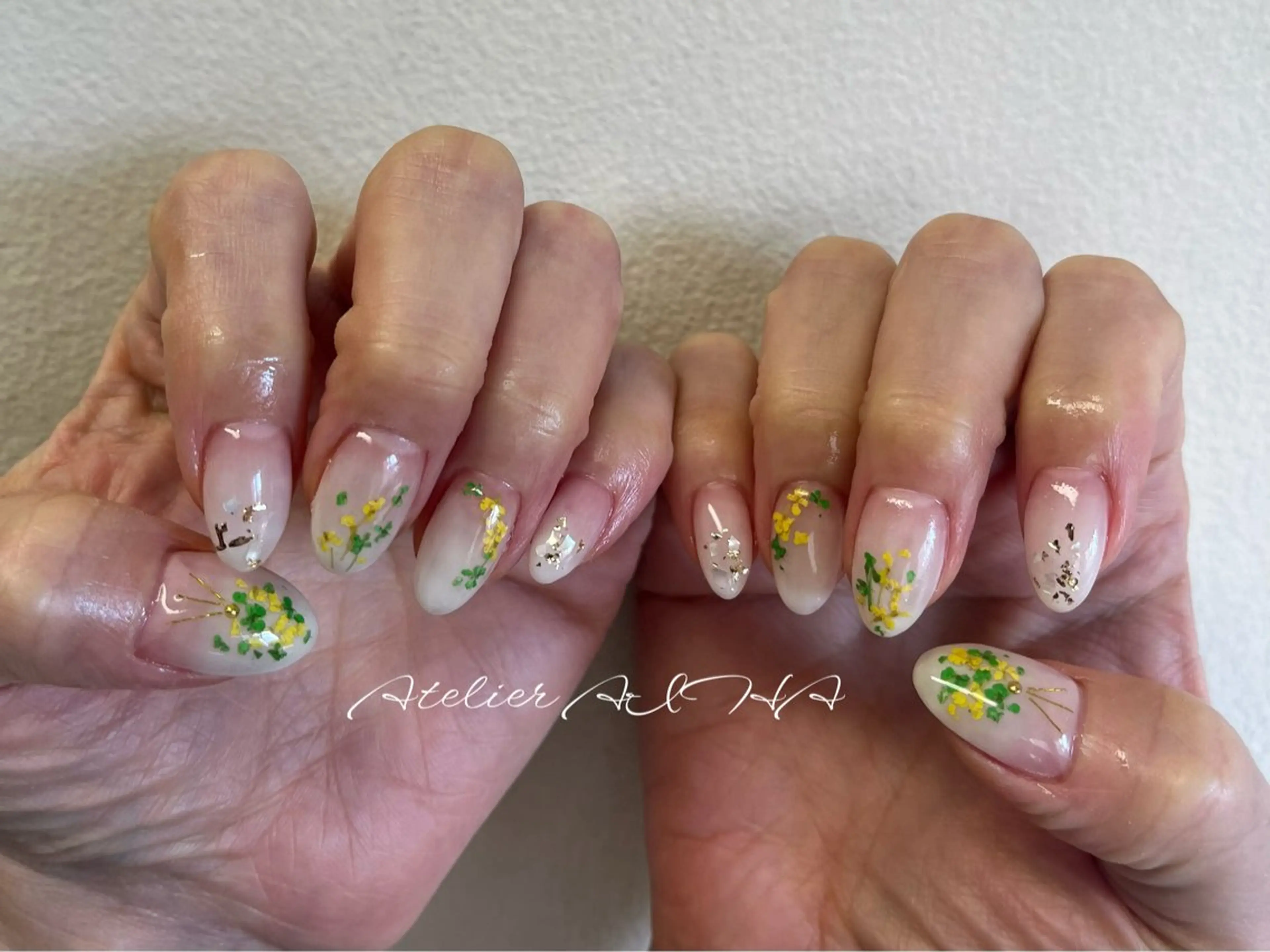 セミロング ハンドネイル アトリエAIHA所属・アトリエAIHA★ フィルイン推奨サロンのネイルデザイン