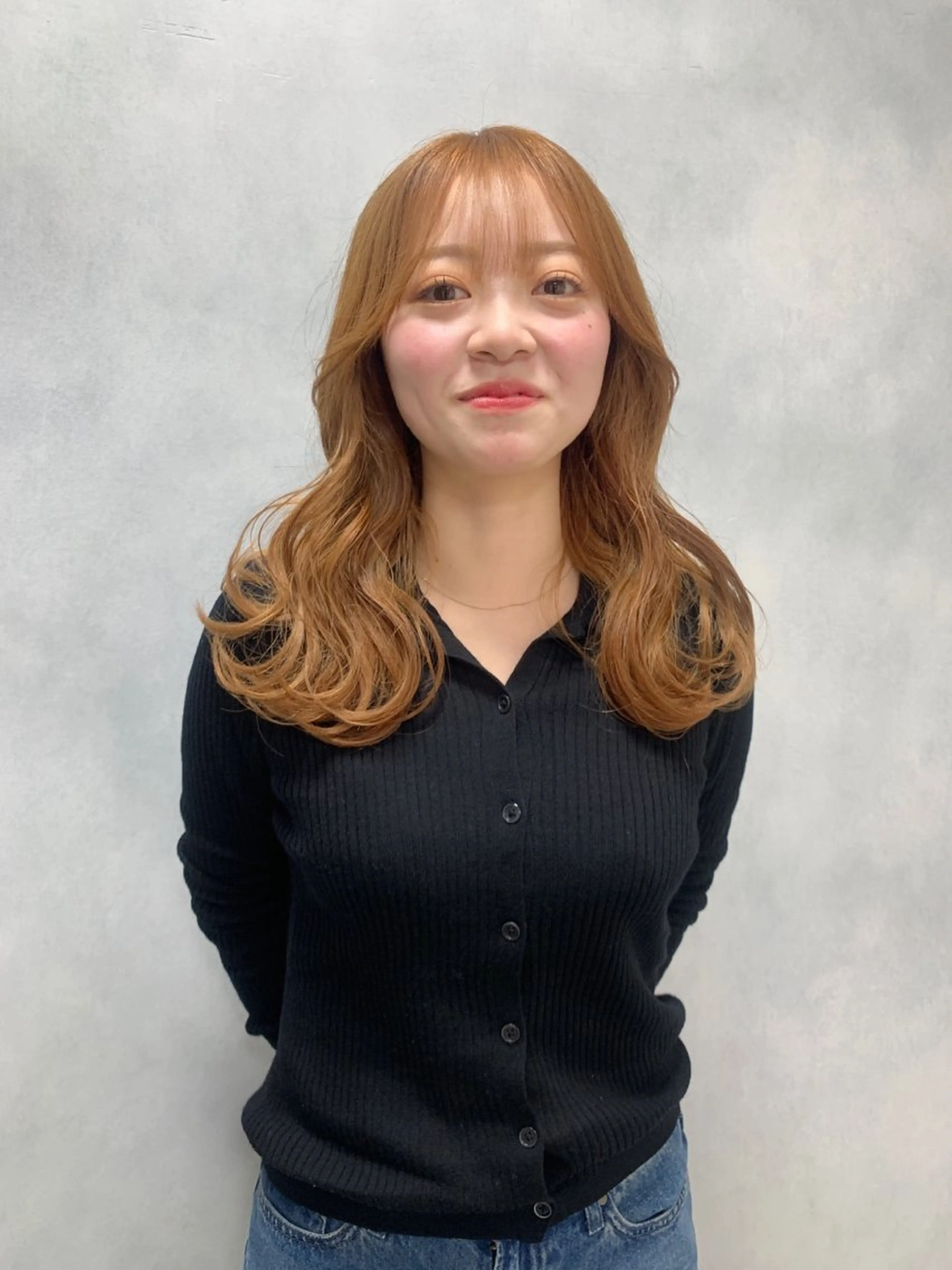 ロング カラー ベージュカラー ハイトーンカラー ヘアカラー 🌈難波🌈ベージュ カラー【ヒロム】のヘアスタイル