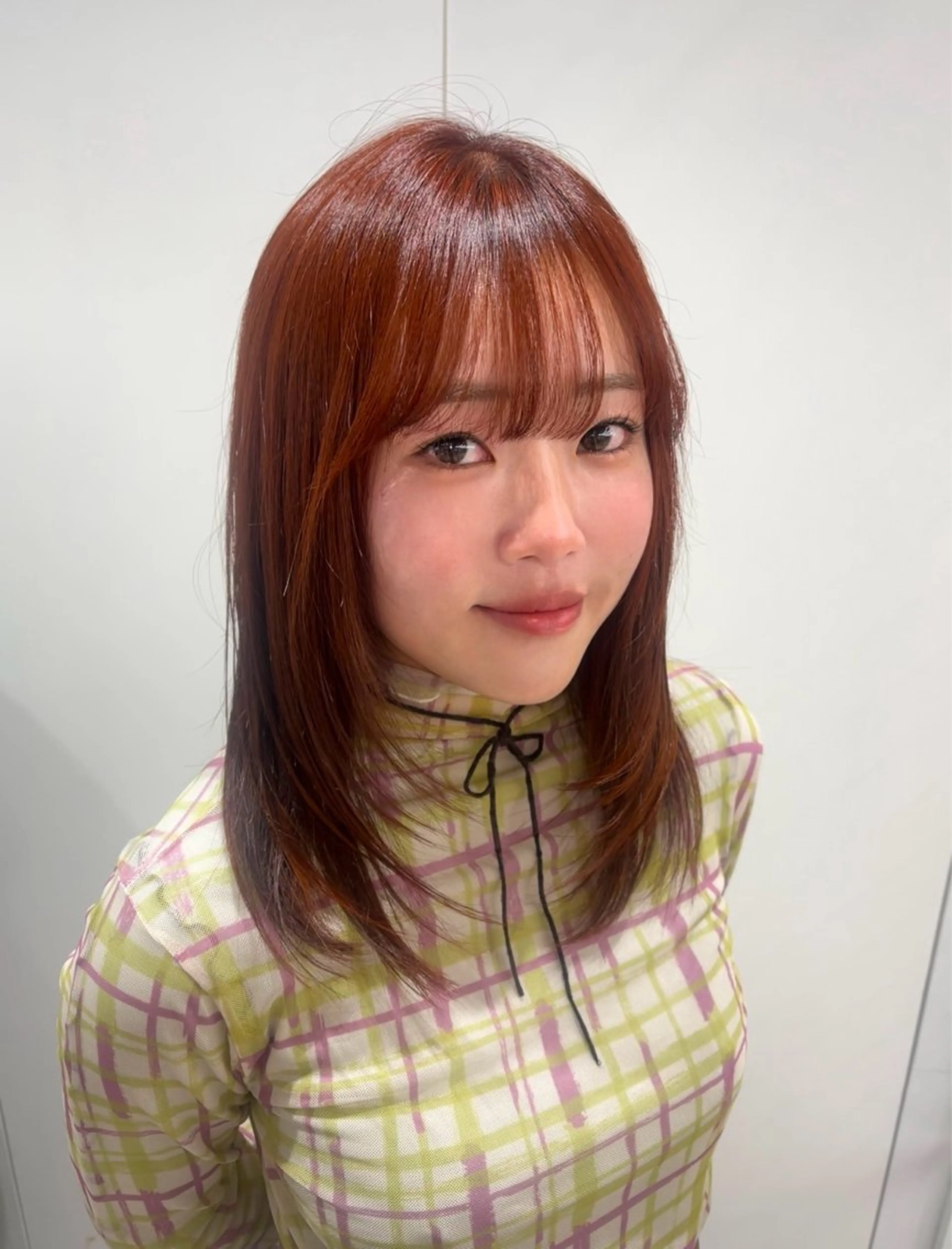 ミディアム カラー トレンドスタイル SAE🖤✨のヘアスタイル