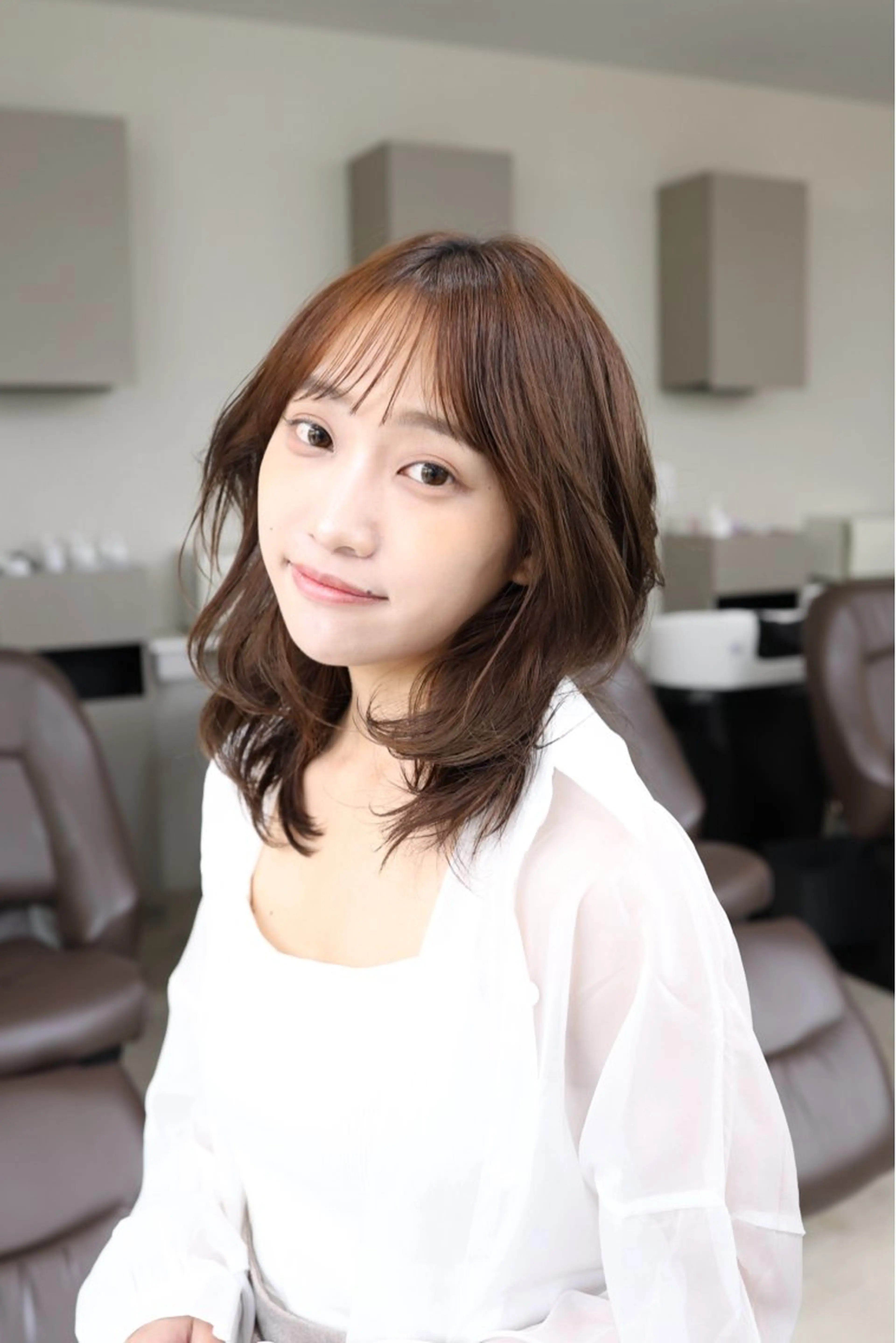 セミロング 磯部 拓磨のヘアスタイル