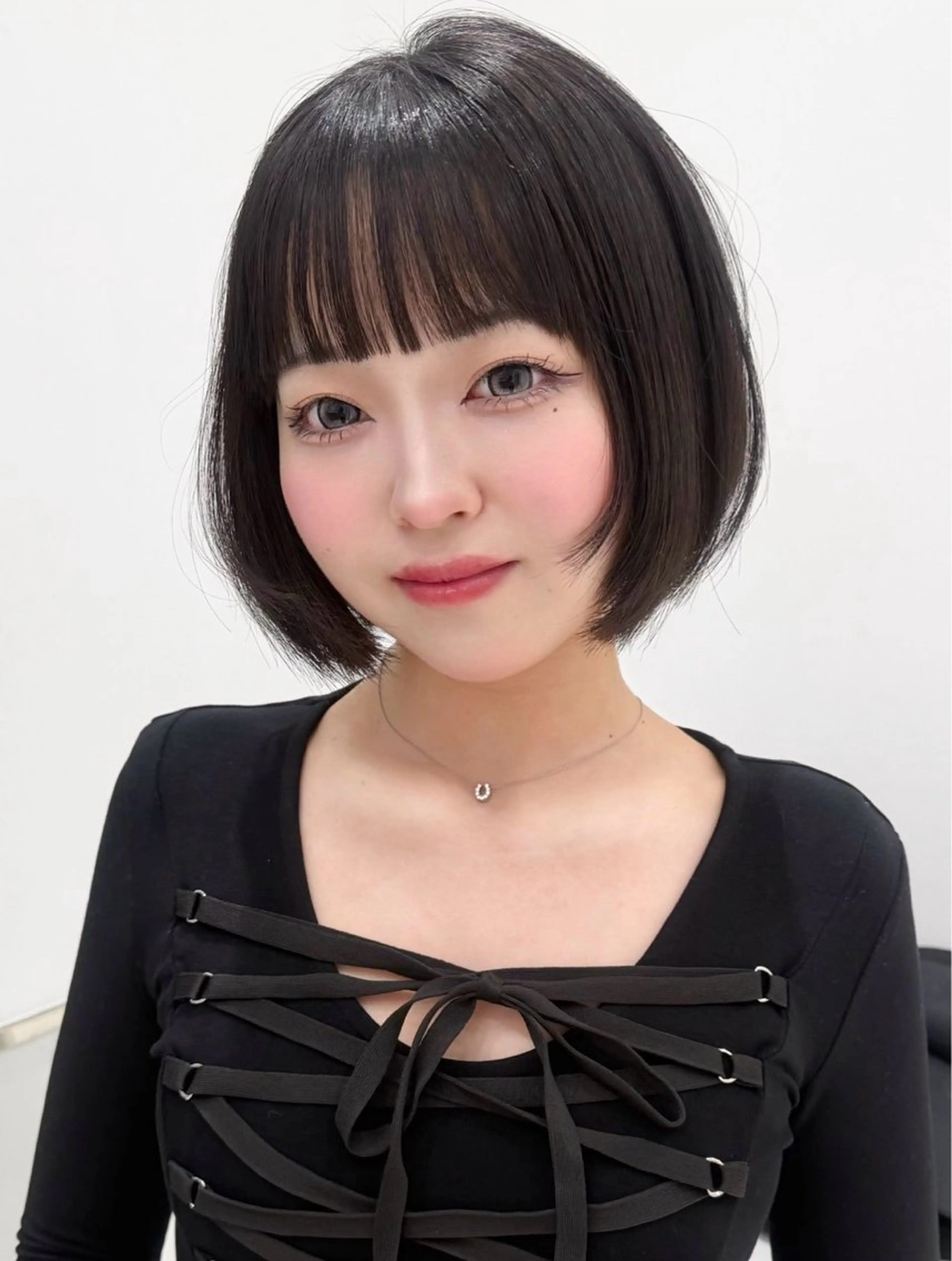 ショート カラー ヘアアレンジ カット ヘアカラー トリートメント ヘッドスパ ヘアセット 🤍韓国ボブ/ 縮毛矯正🪽ひかりのヘアスタイル
