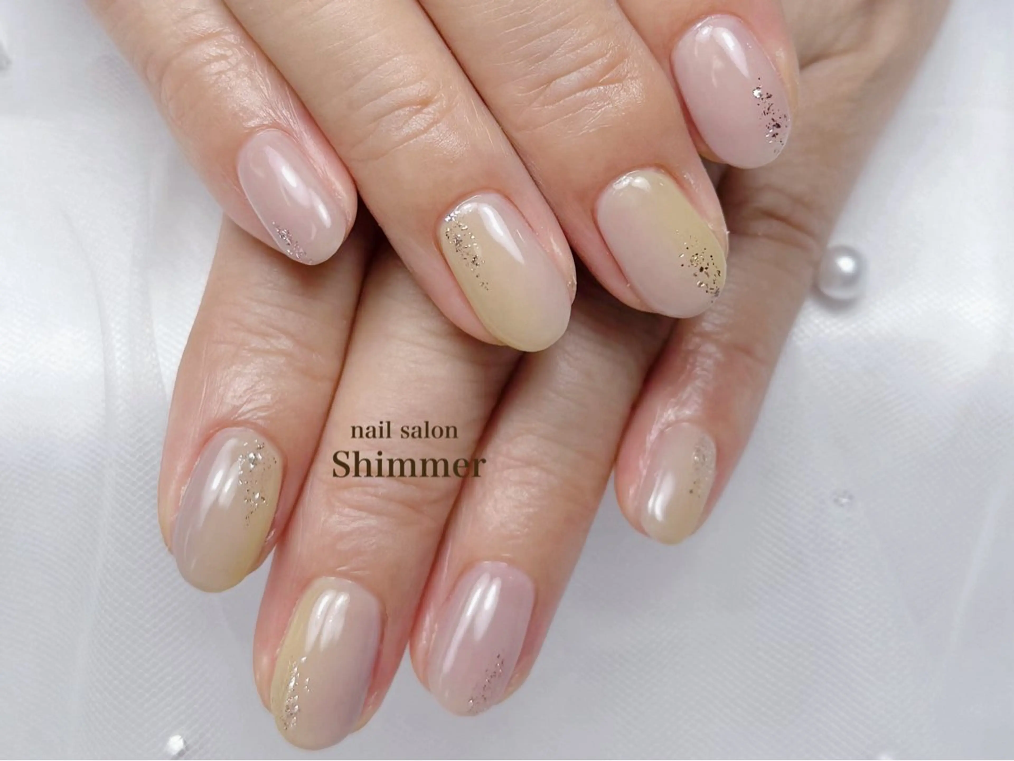 ネイル ハンドネイル Shimmer Risaのネイルデザイン