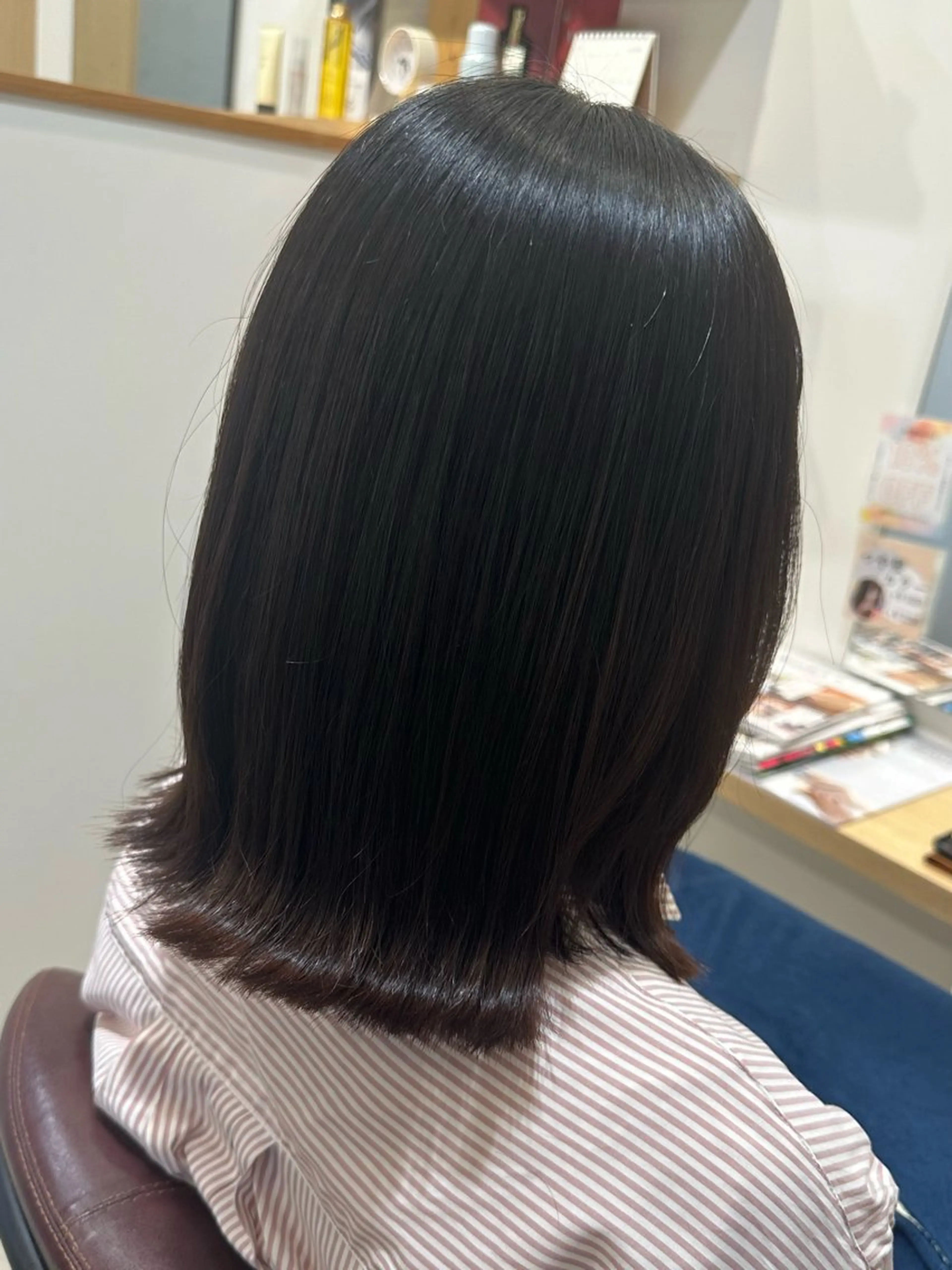 【🍀平日がお得🍀minimo・平日限定】シングルカラー+前髪カット¥5700の写真