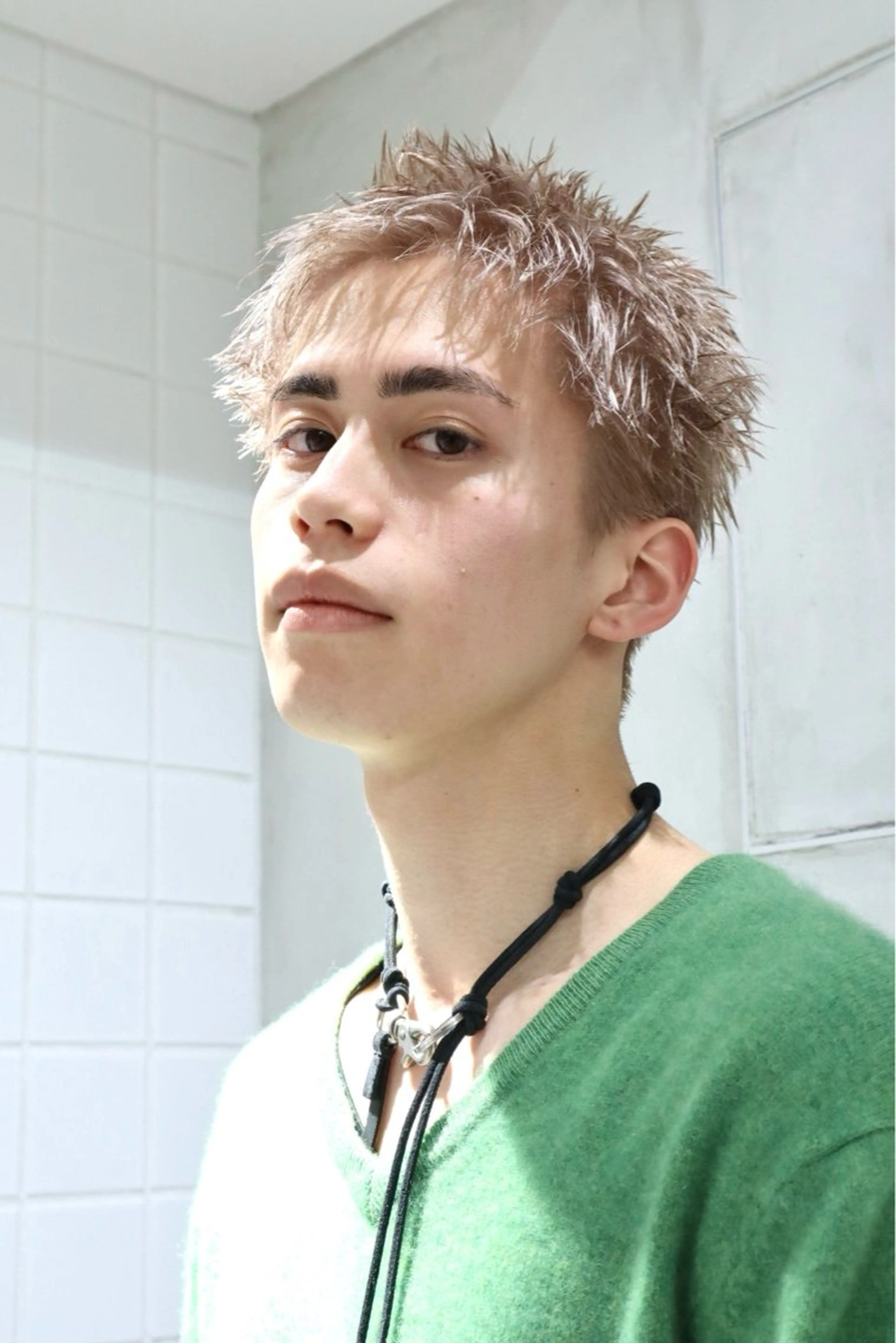 ショート カラー メンズ カット ヘアカラー トリートメント ヘアセット メンズ特化   西野 晴紀のヘアスタイル