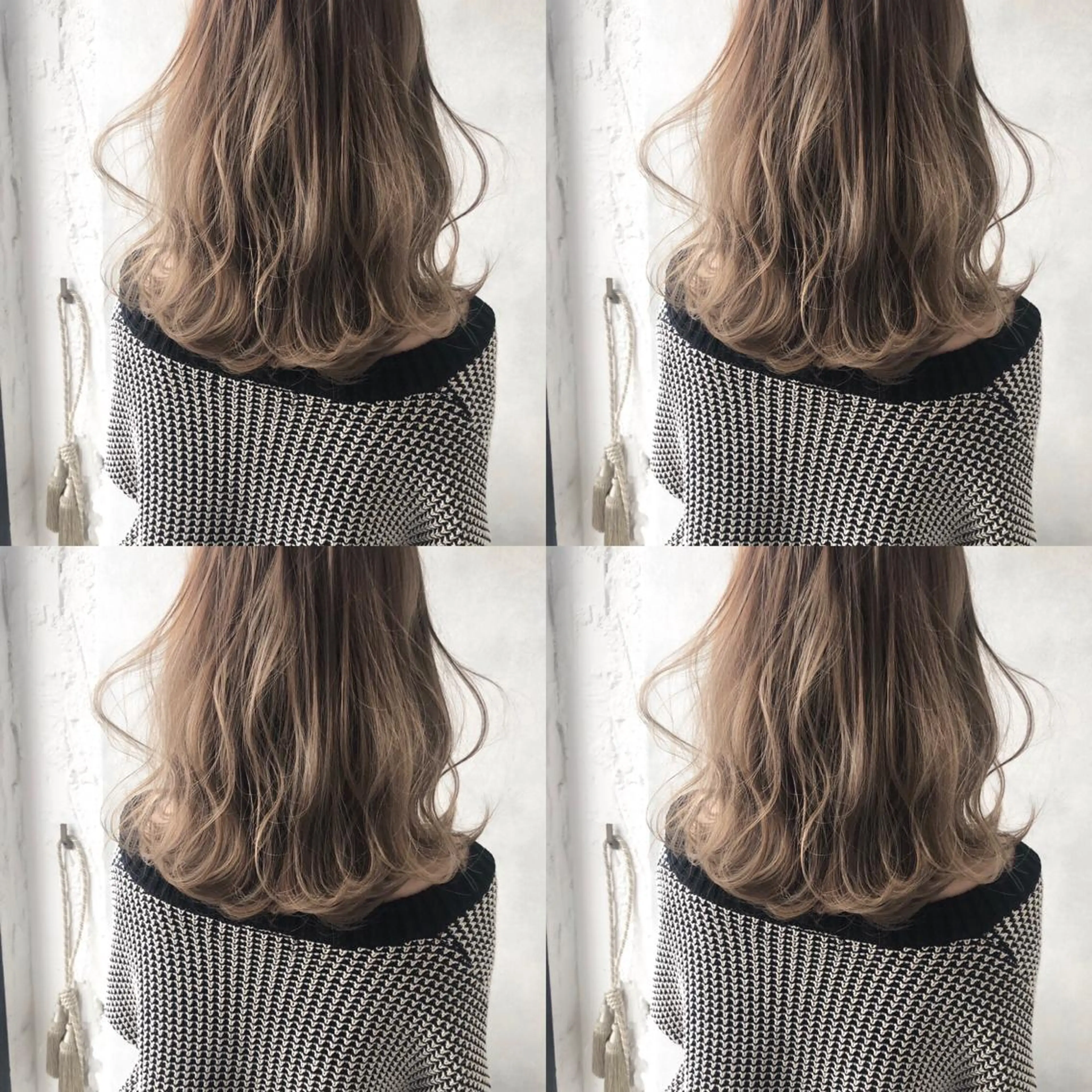 ミディアム ハイライト 小澤大輔 YOLO hairのヘアスタイル