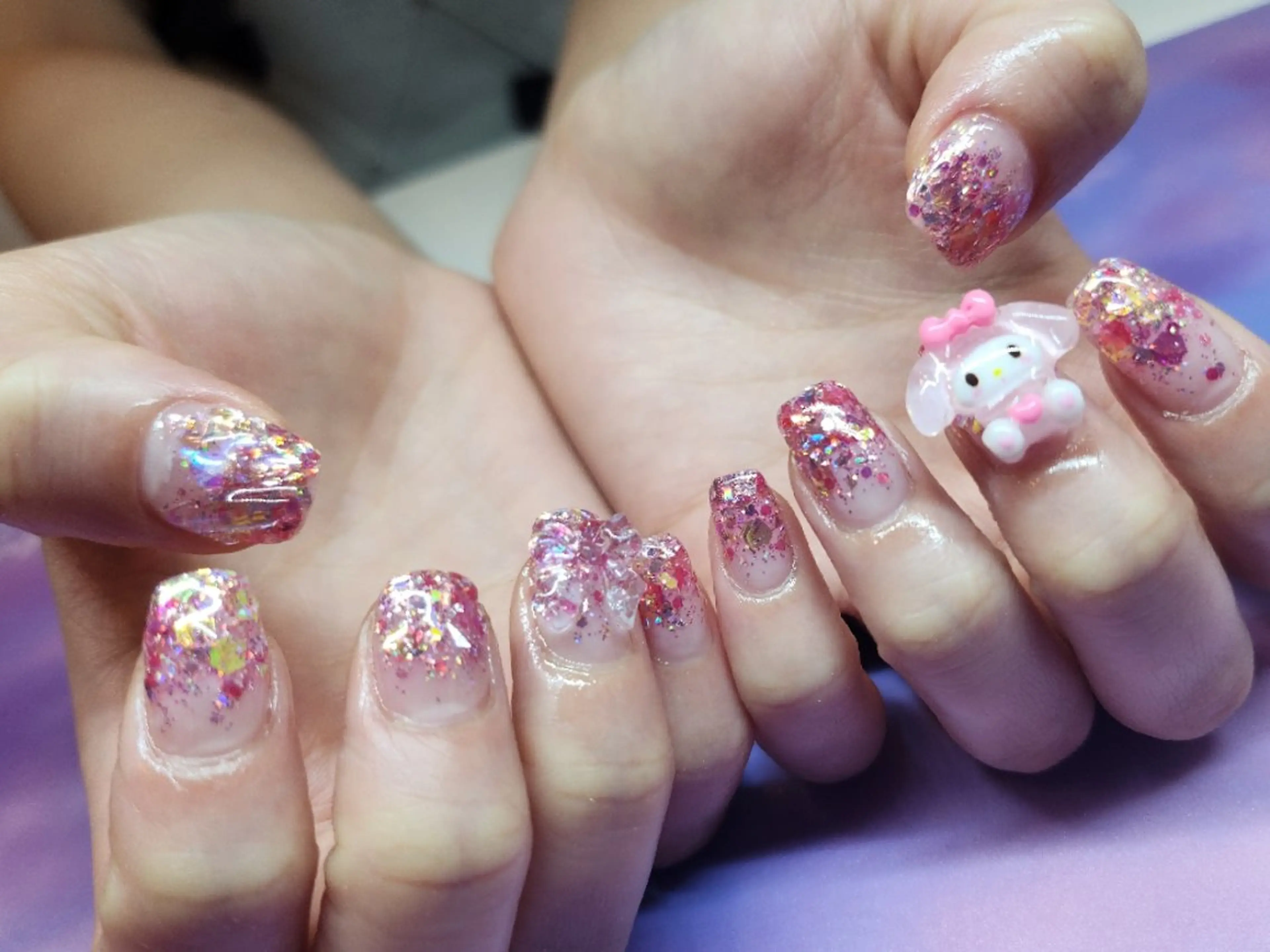 ネイル 💜bora .のネイルデザイン