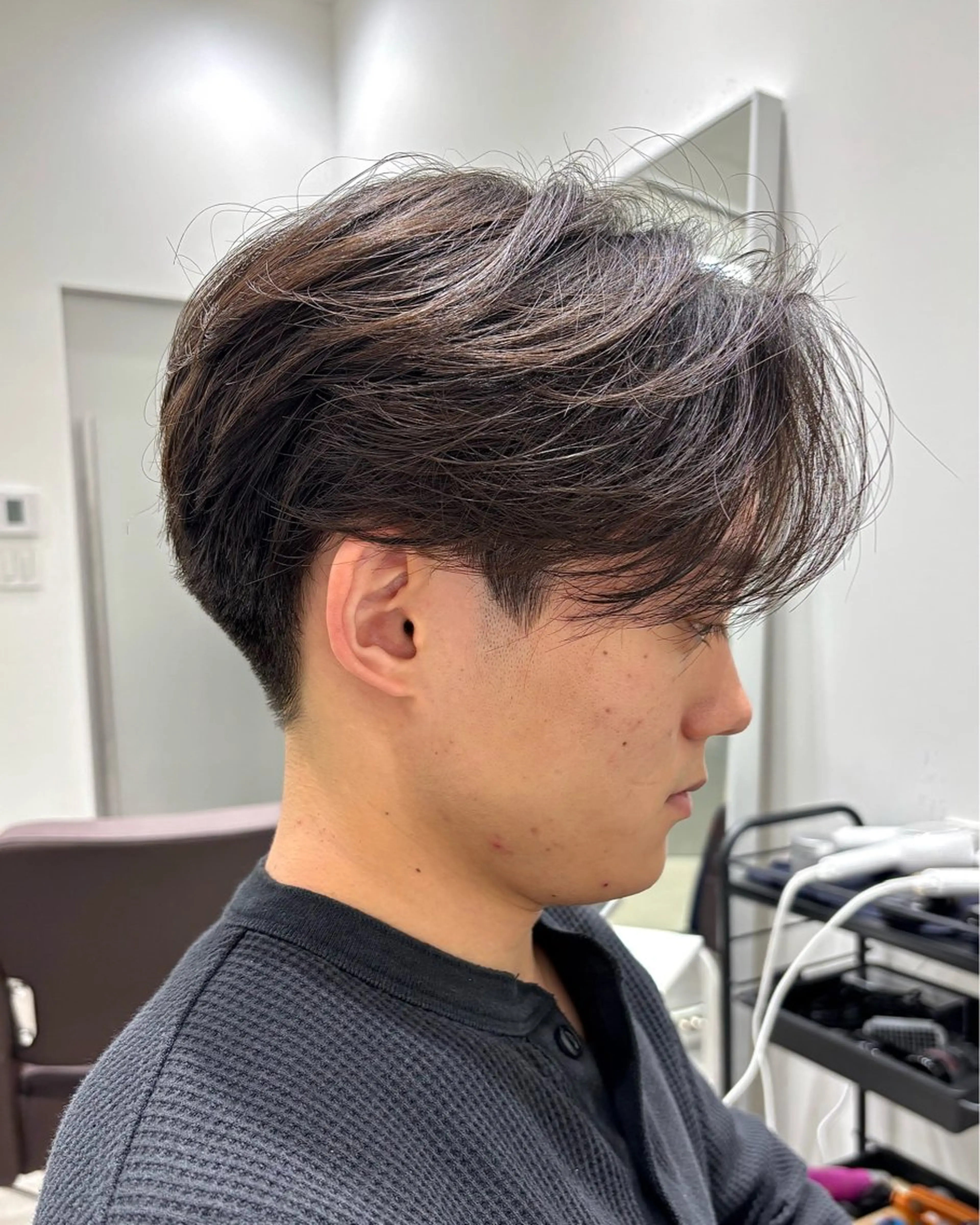 メンズ kalm所属・✵TAKUMI/ 横浜/センターパートのヘアスタイル