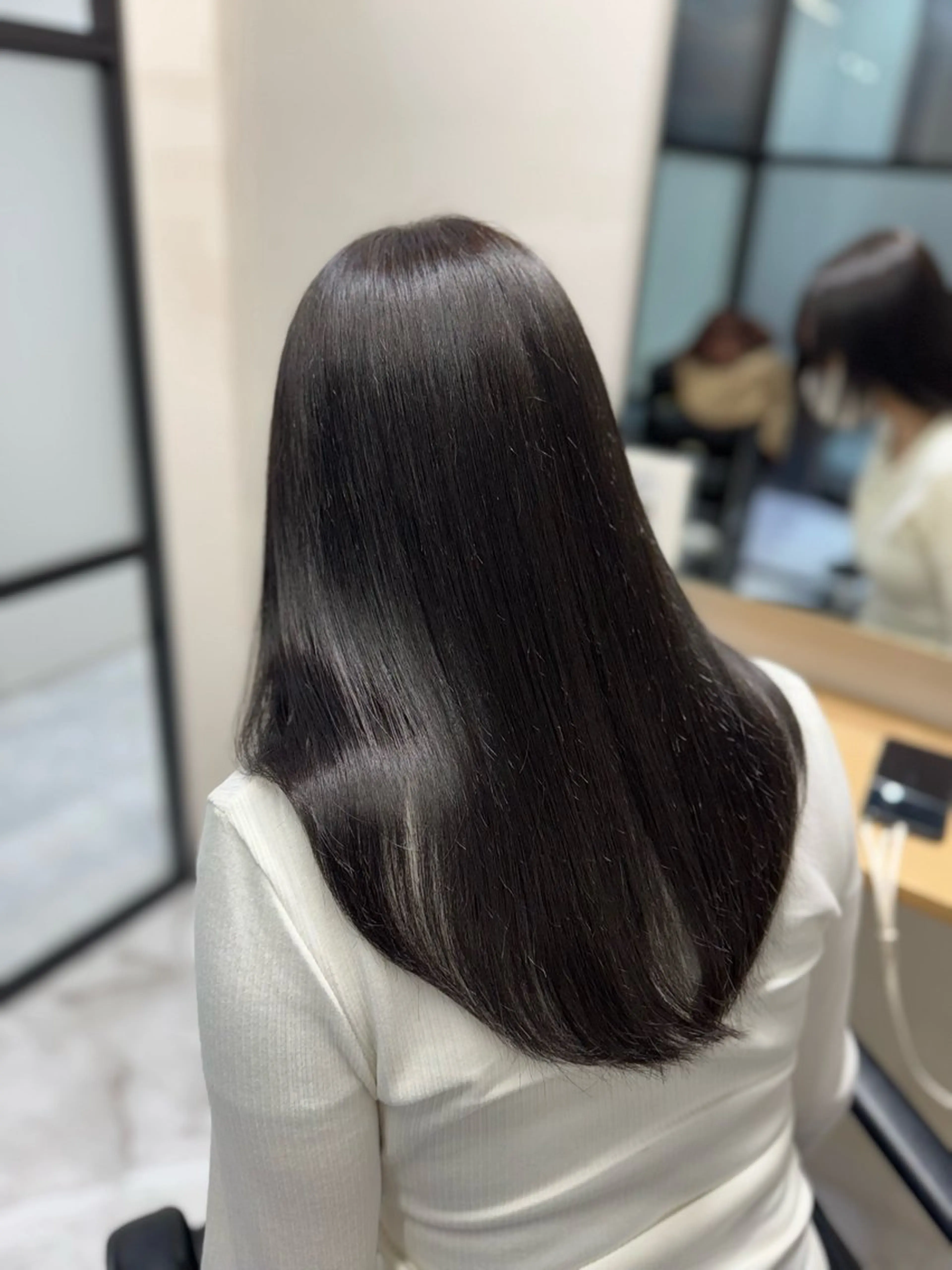ロング カラー 髪質改善 梅田/美髪ケア/縮毛 矯正/ichicaのヘアスタイル