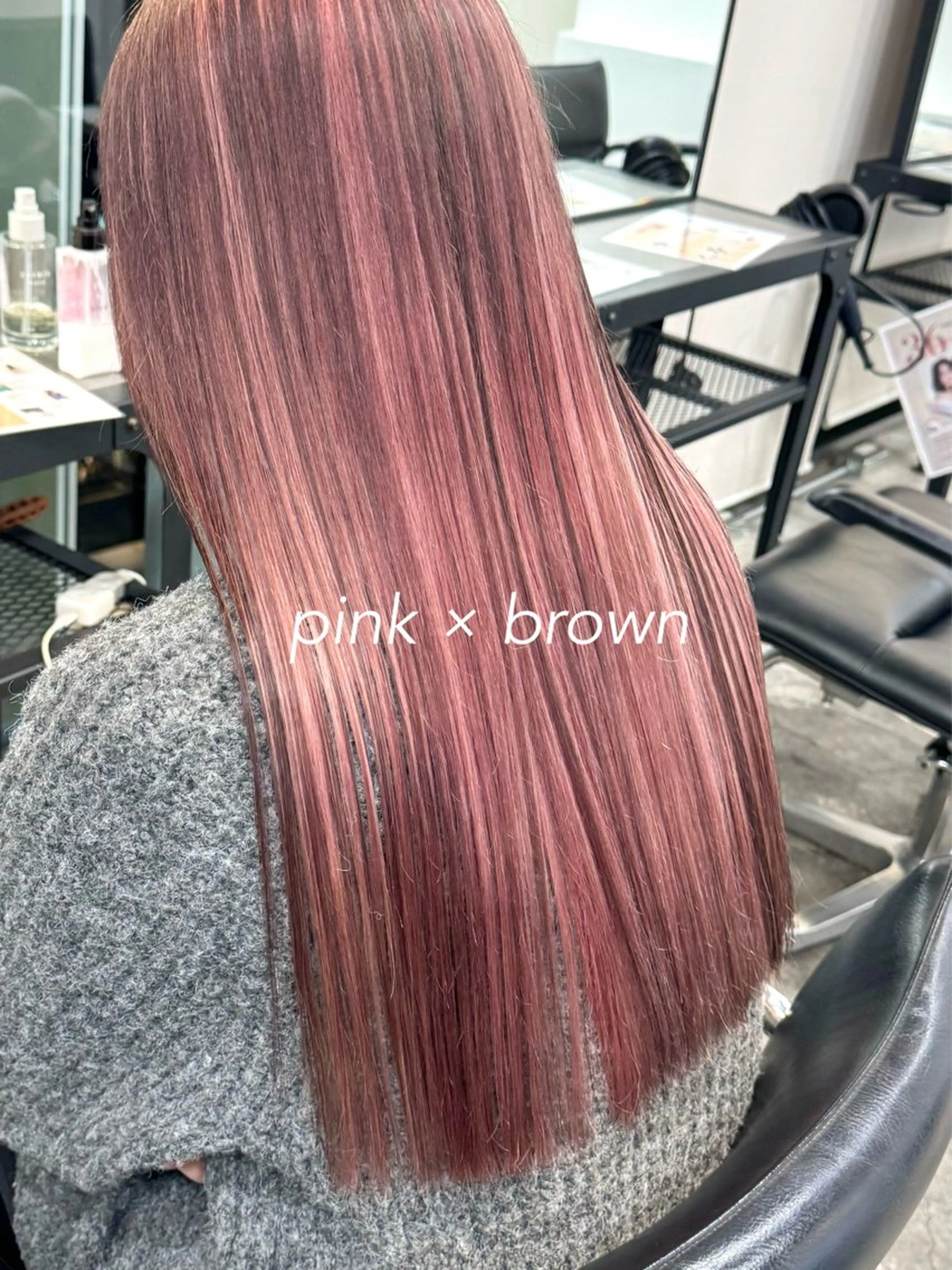 ショート カラー ヘアアレンジ 暖色ダブルカラーボブ レイヤー🌈AINAのヘアスタイル