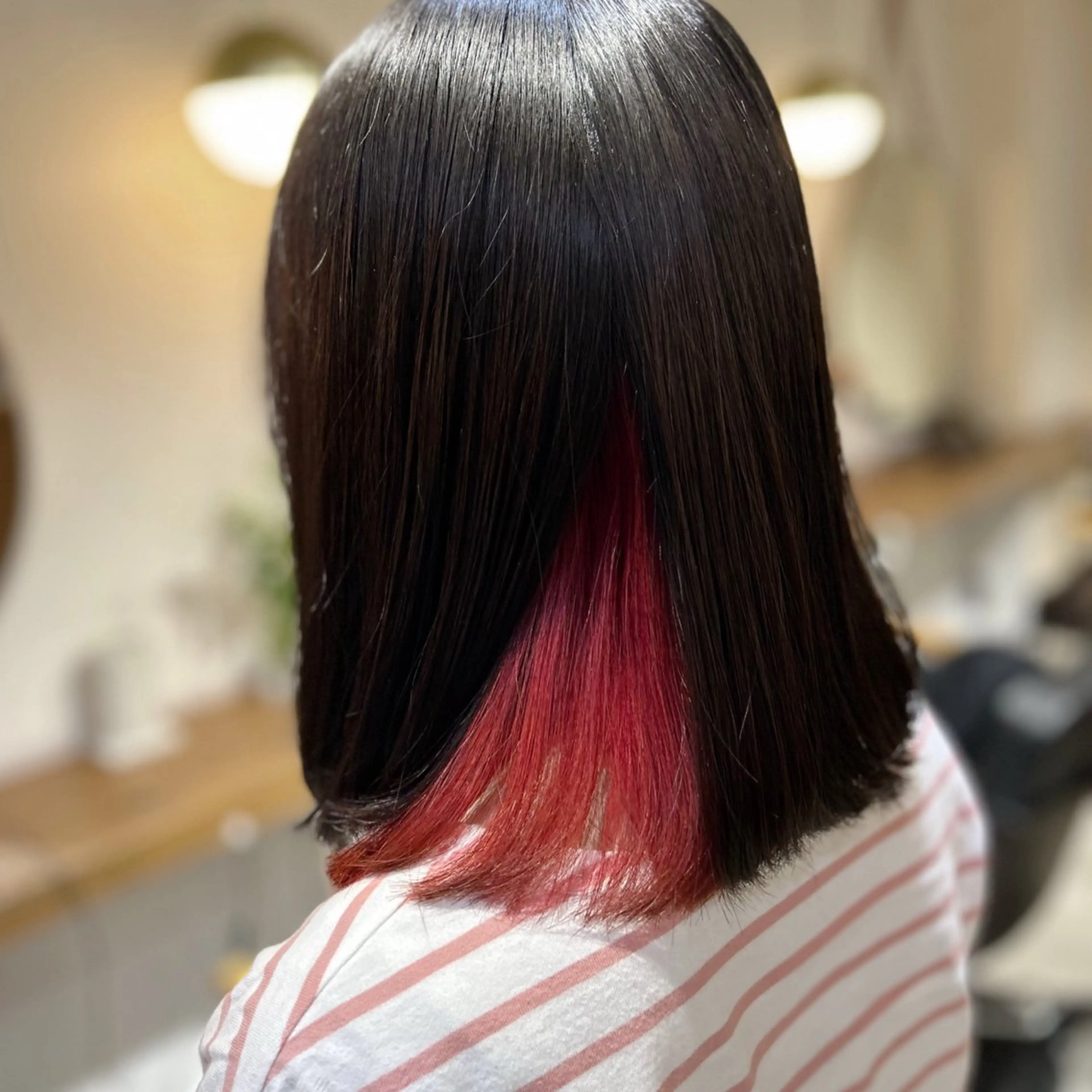 ミディアム ヘアカラー Miku 🦔 / ヘアアレンジのヘアスタイル