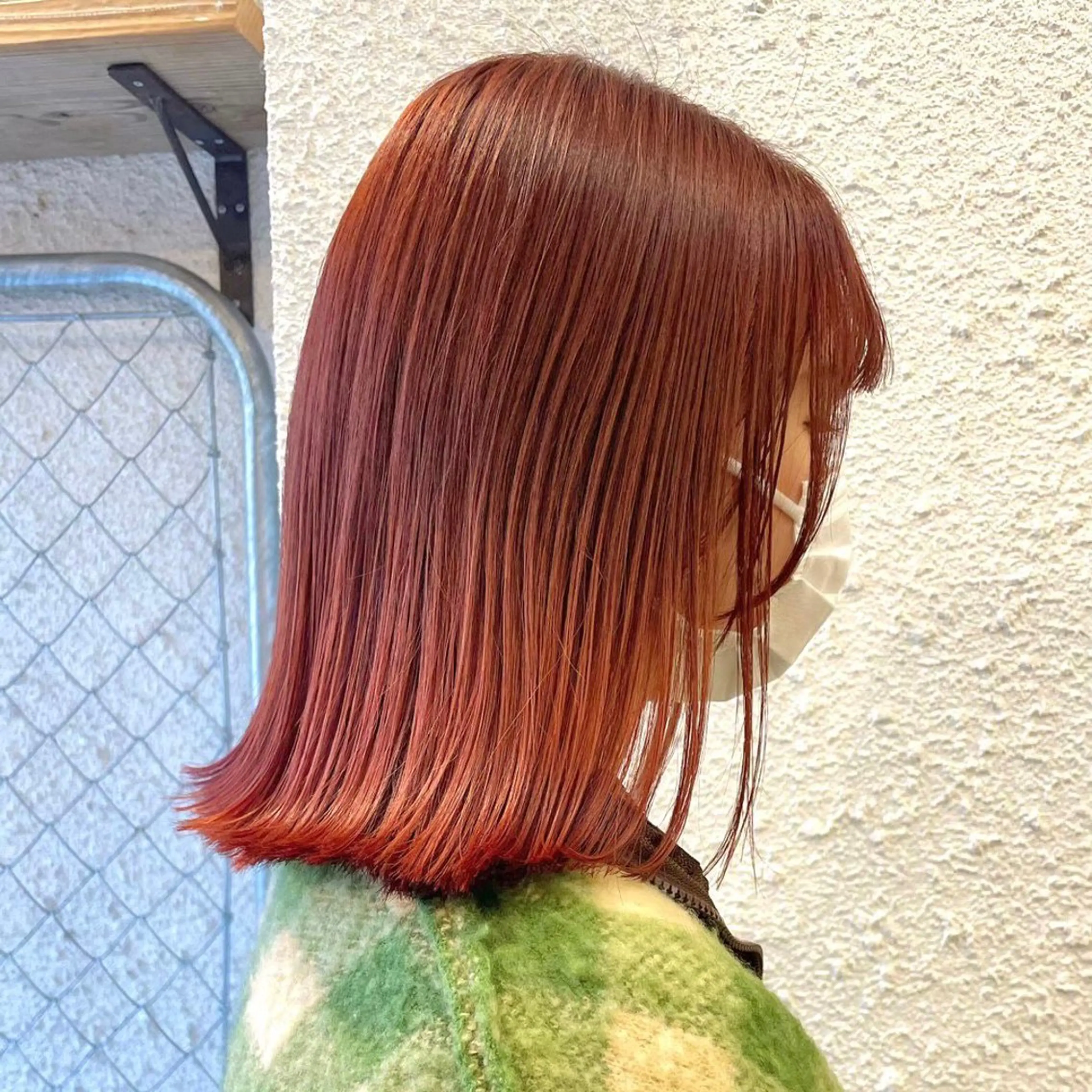 ミディアム カラー GO TODAY SHAiRE SALON 原宿本店所属・ブリーチ/レイヤー ハッシュカット/河内のヘアスタイル
