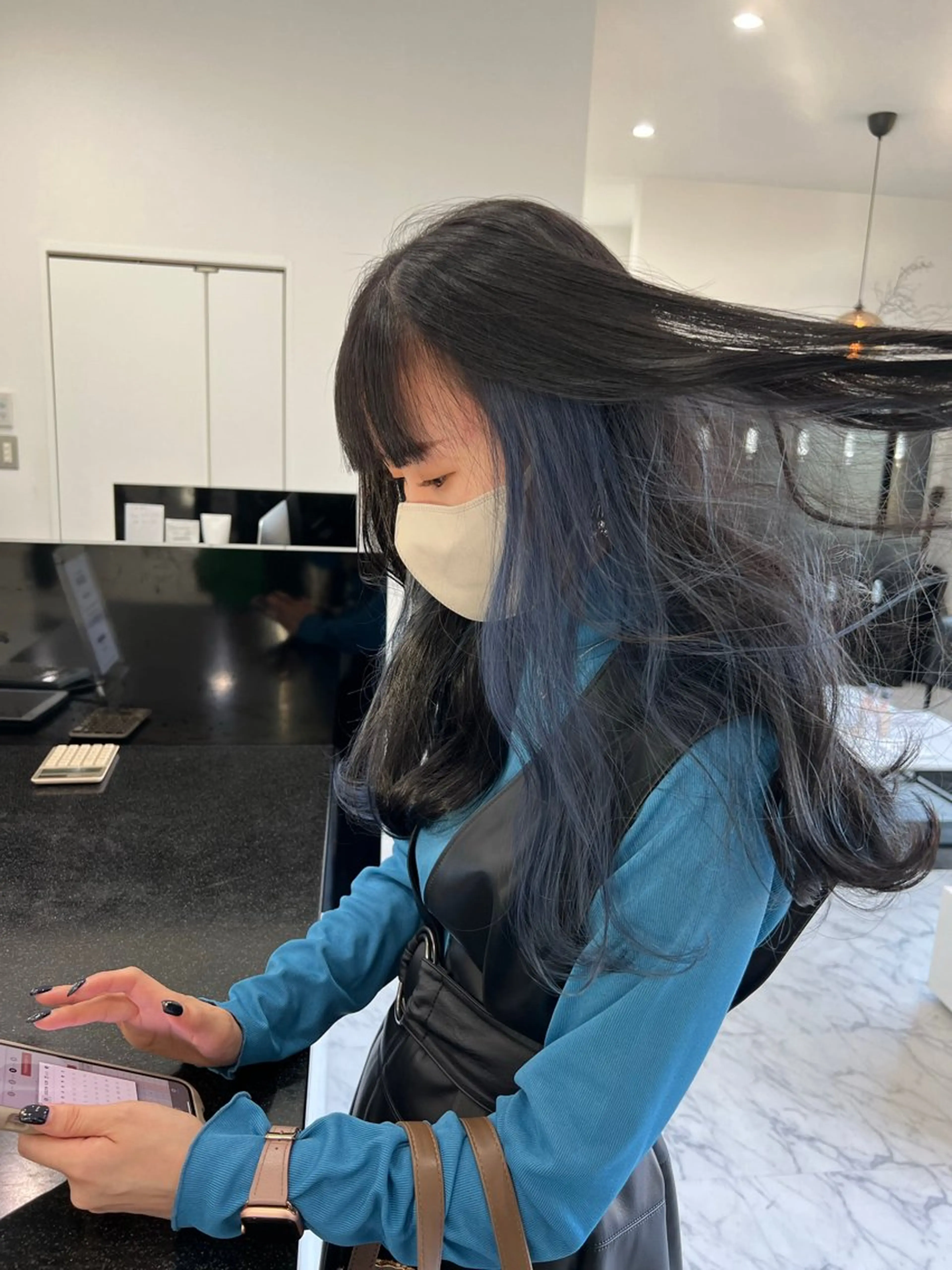 セミロング ヘアカラー トリートメント MAYU / Raf.のヘアスタイル