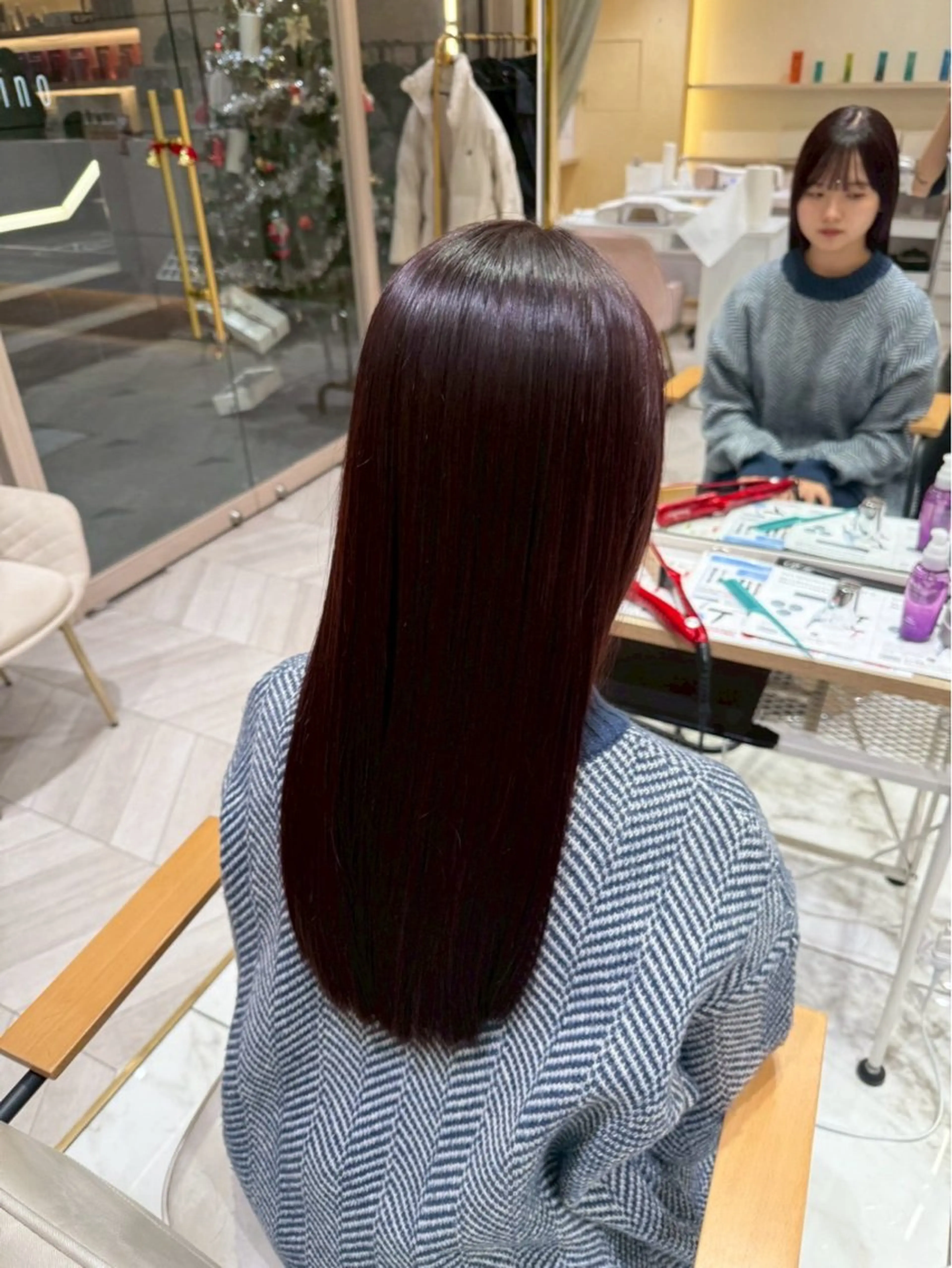 ロング カラー 透明感ツヤカラー コトノ🫧のヘアスタイル