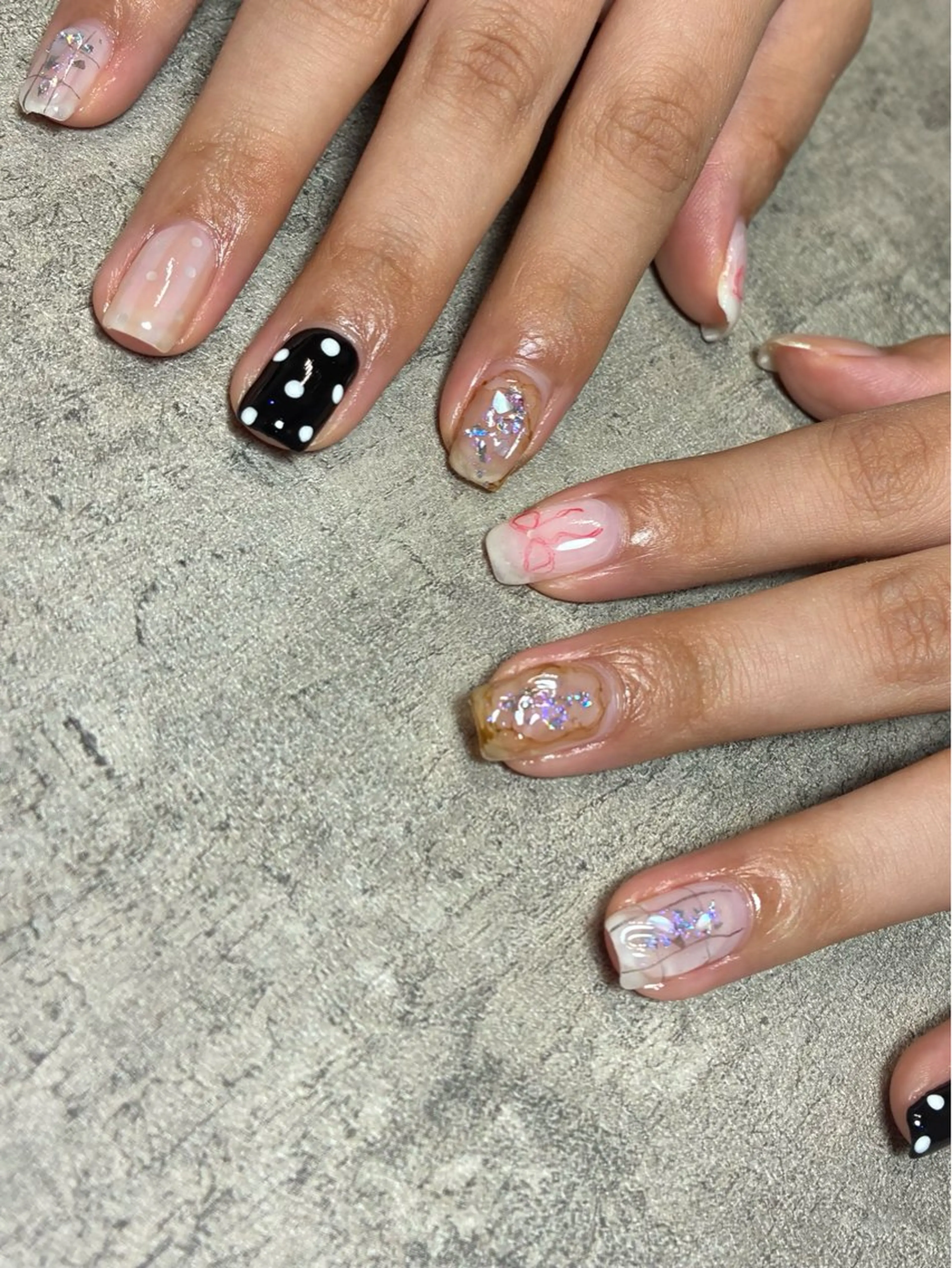 ネイル 持ち込み ハンドネイル nail salon Lipine 新守山のネイルデザイン