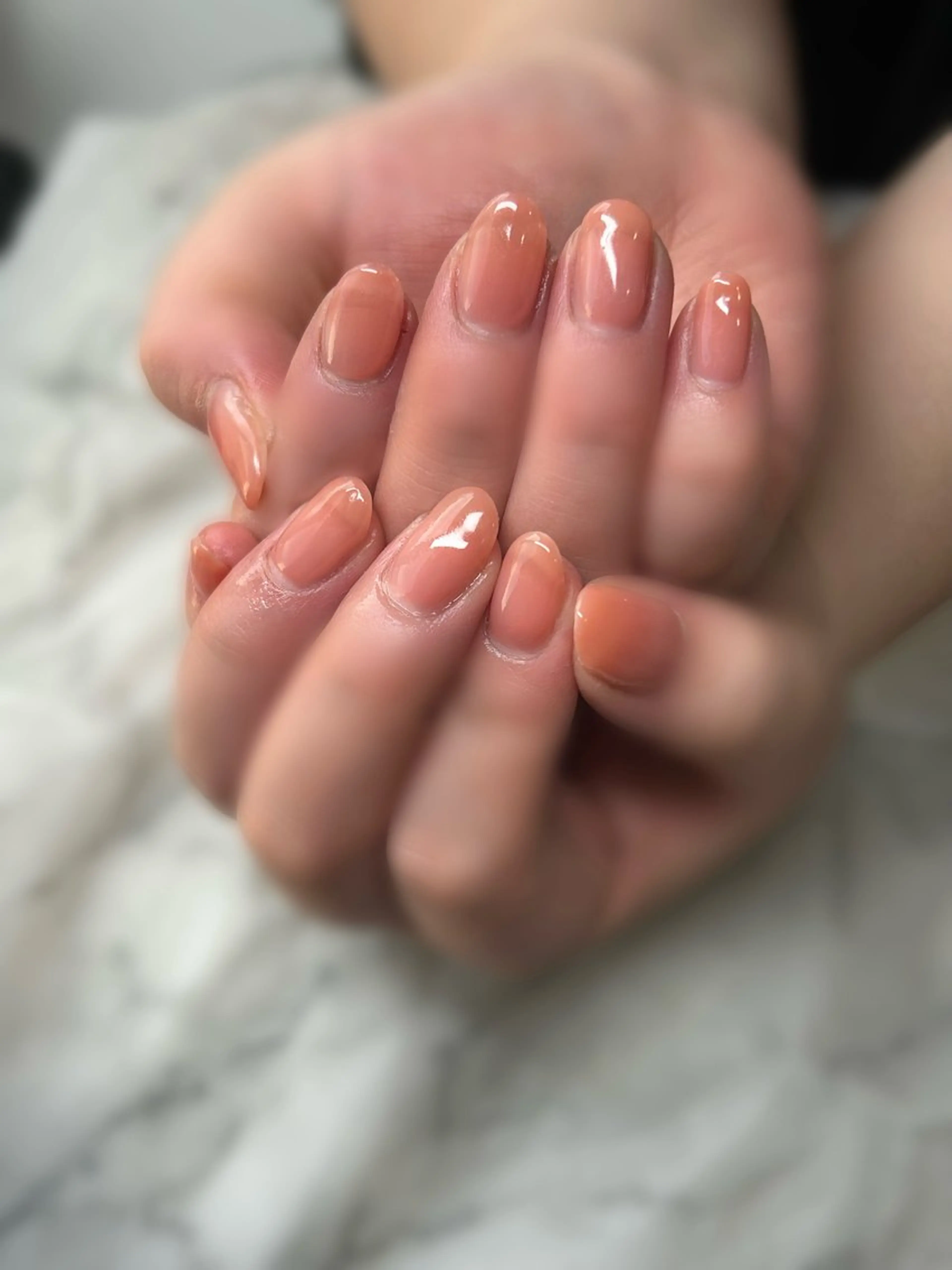 ネイル ワンカラーネイル 長さ出し専門HALE NAIL さとうのネイルデザイン