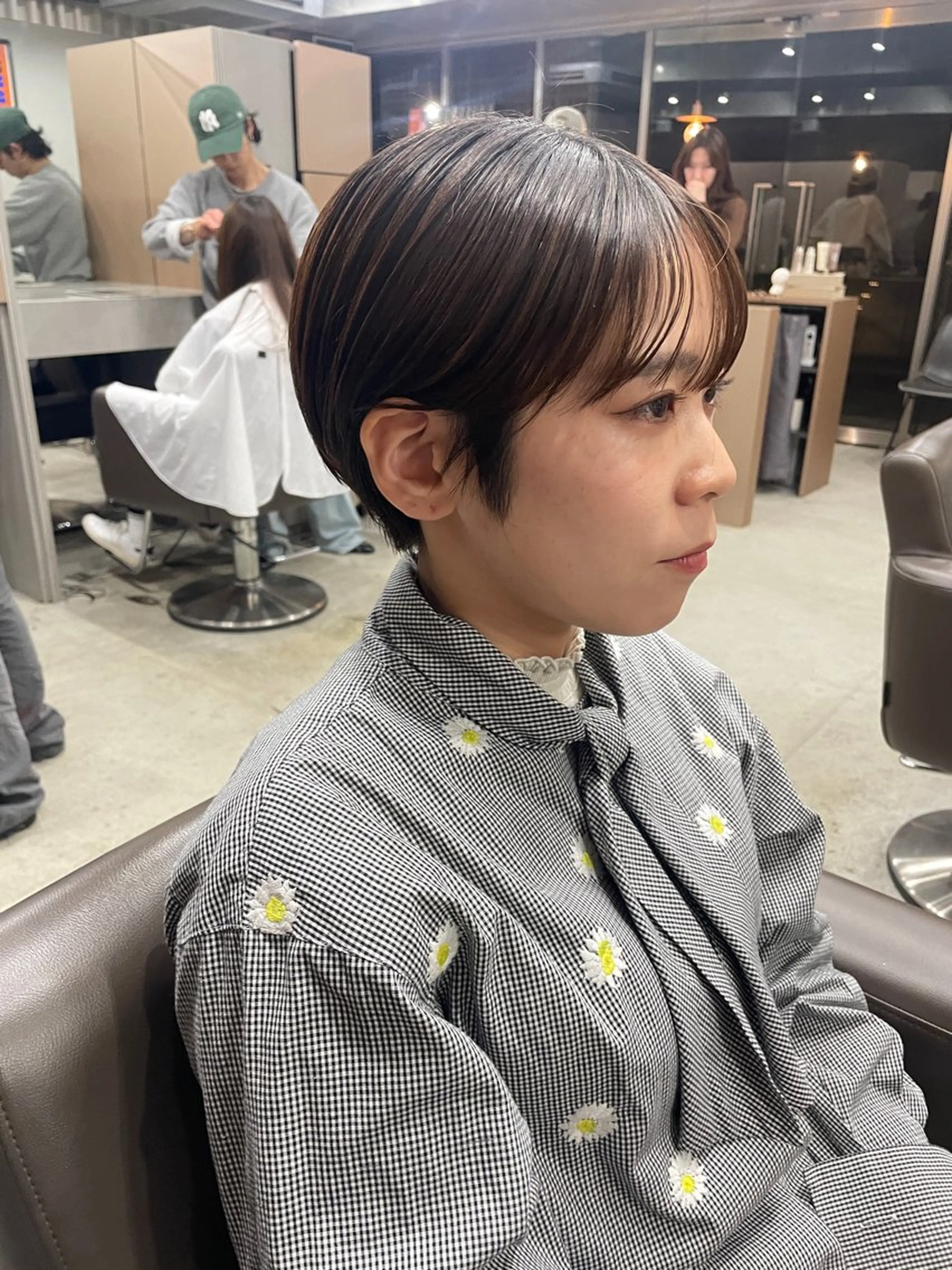 ショート カラー メンズカット ・パーマのヘアスタイル
