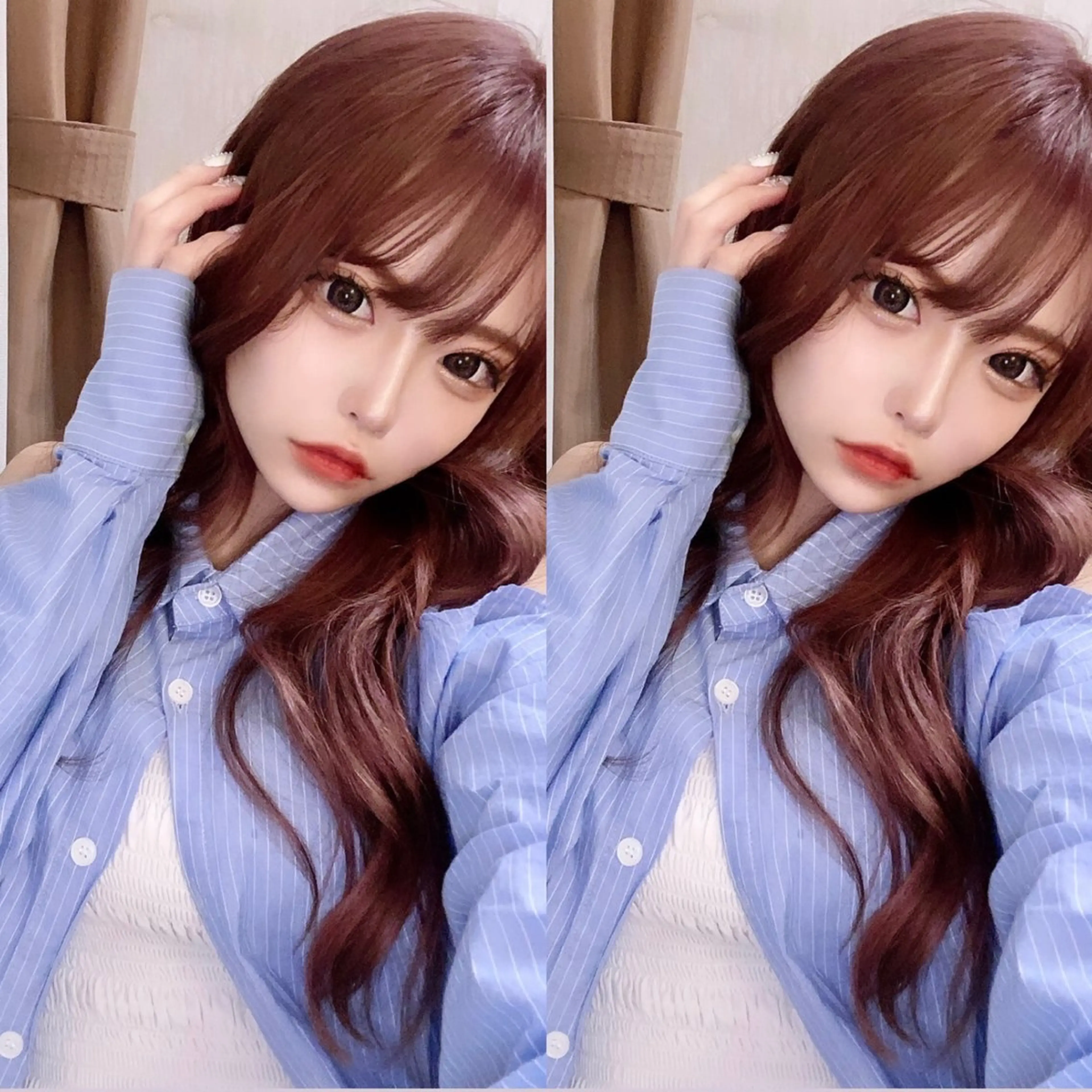 ロング カラー ヘアカラー レイヤーカット×池袋 Ryotaroのヘアスタイル