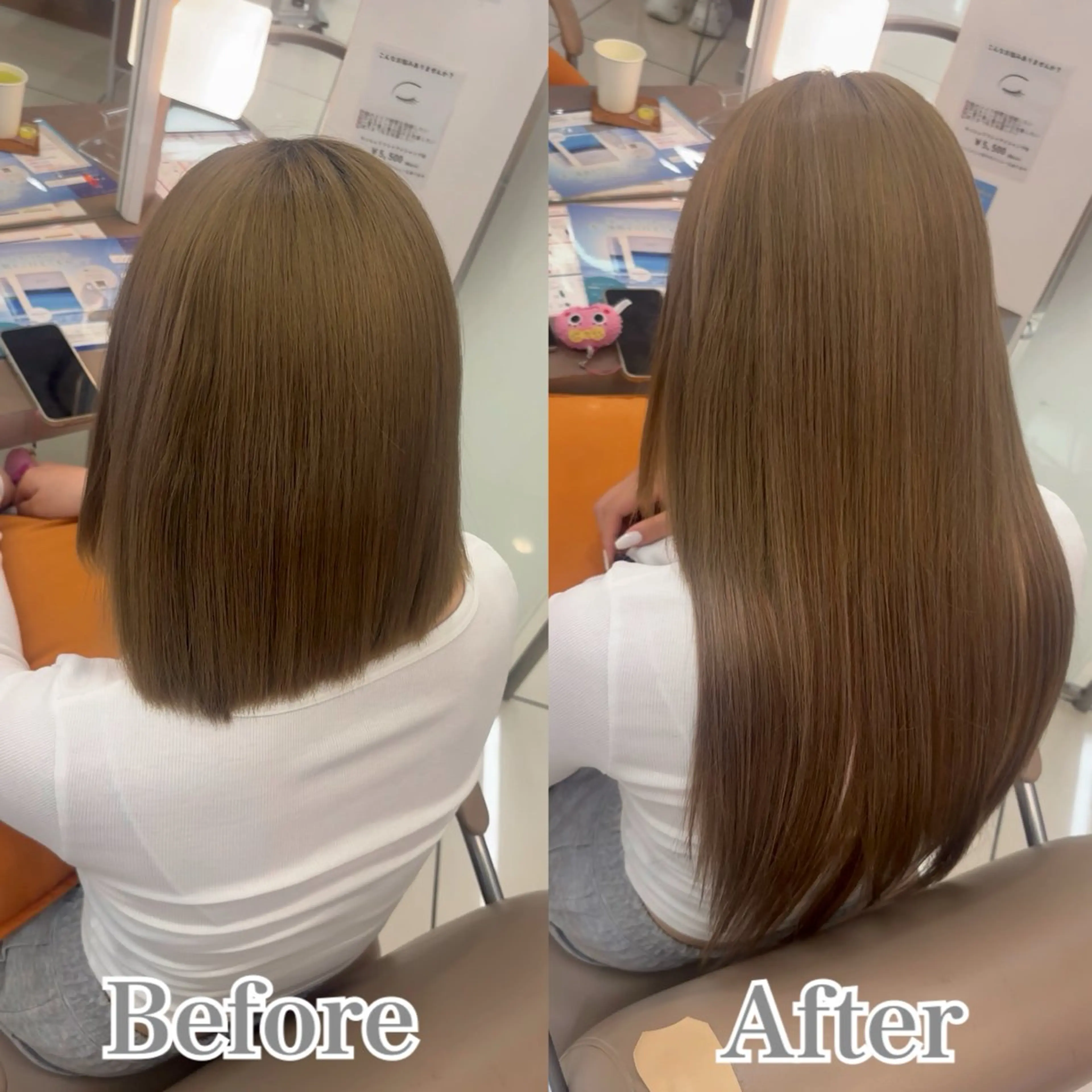 ロング カラー メンズ シールエクステ エクステ カット ヘアカラー エクステ ヘアセット エクステ🎀艶カラー ✨しぇる🌙のヘアスタイル
