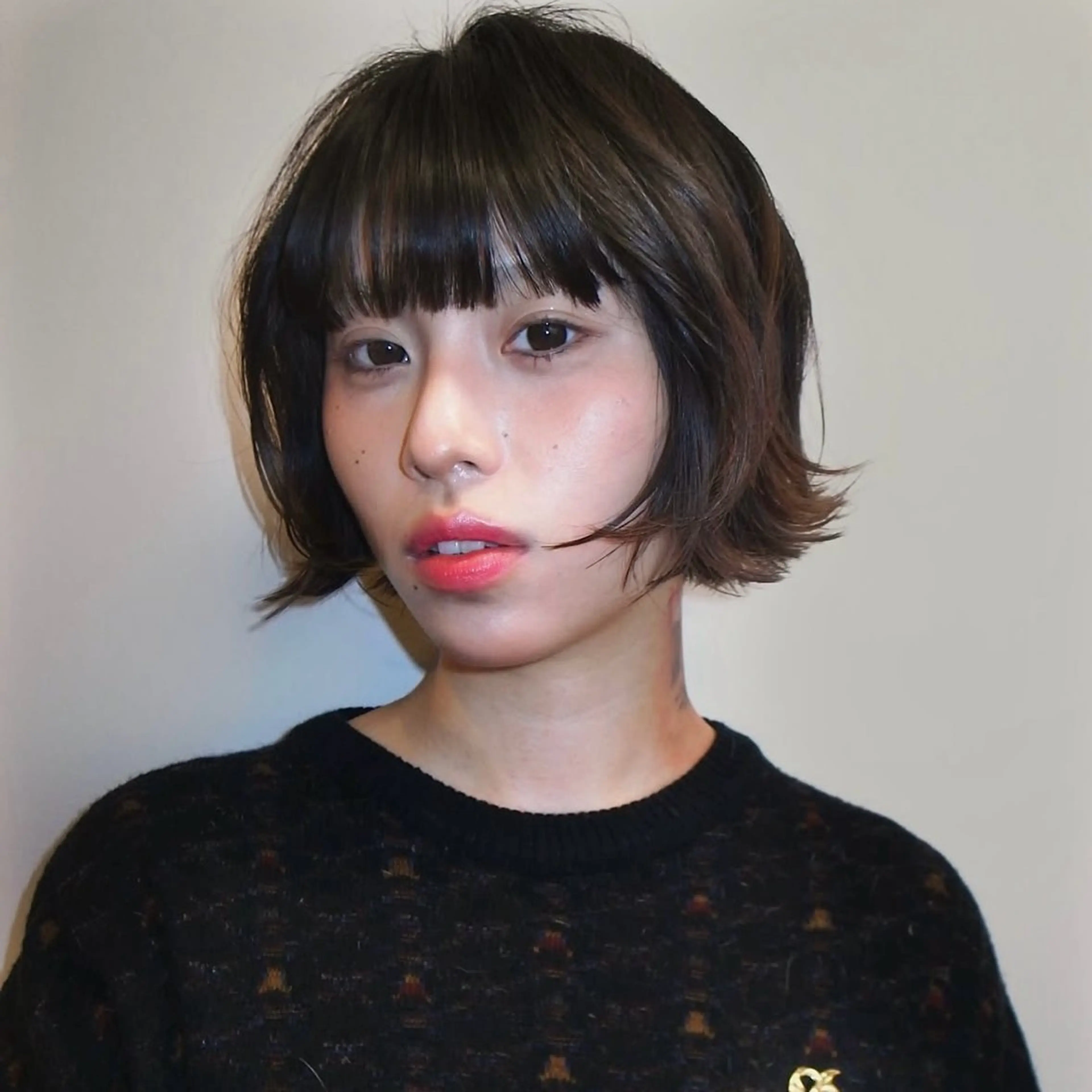 ショート パーマ くせ毛 カット パーマ トリートメント 楪所属・チヒロ/パーマ /ショートのヘアスタイル