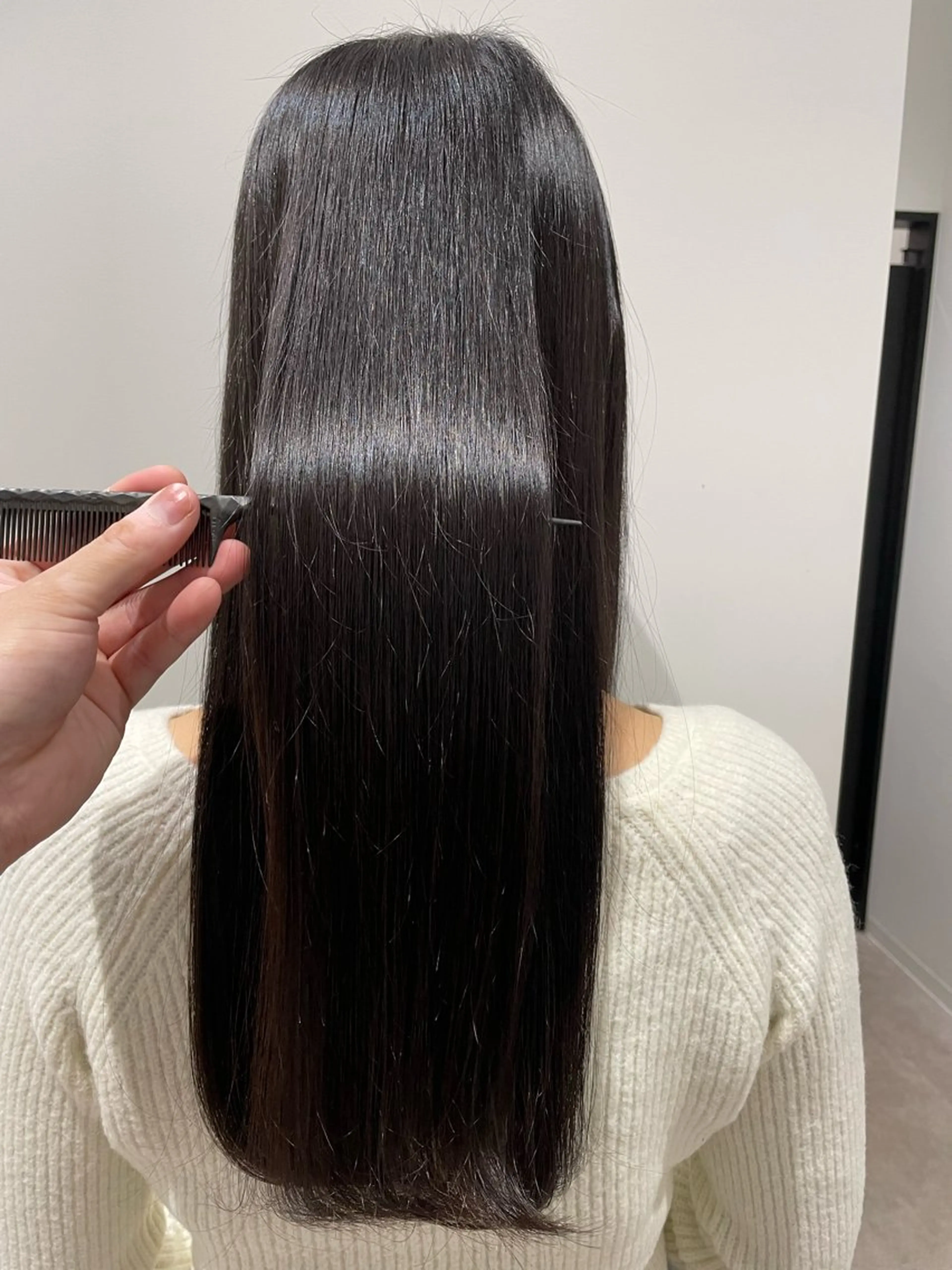 ロング ボブ ハイライト 髪質改善 似合わせカット 縮毛矯正 rosee【ロゼ】所属・🌟髪質改善 平本雄大🌟のヘアスタイル