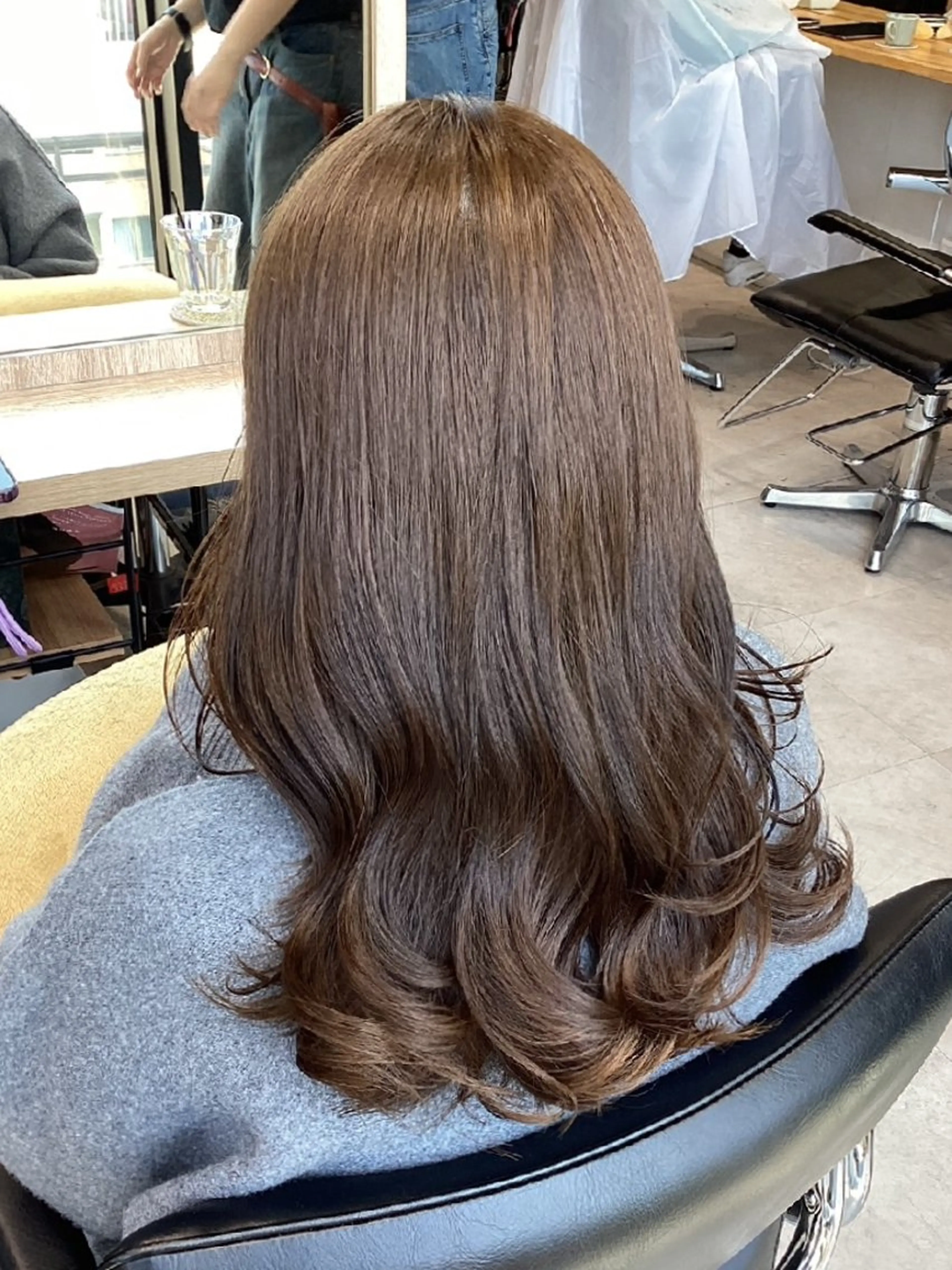 セミロング カラー ヘアカラー トリートメント ヘアアレンジ/透明感 カラー/AKARIのヘアスタイル