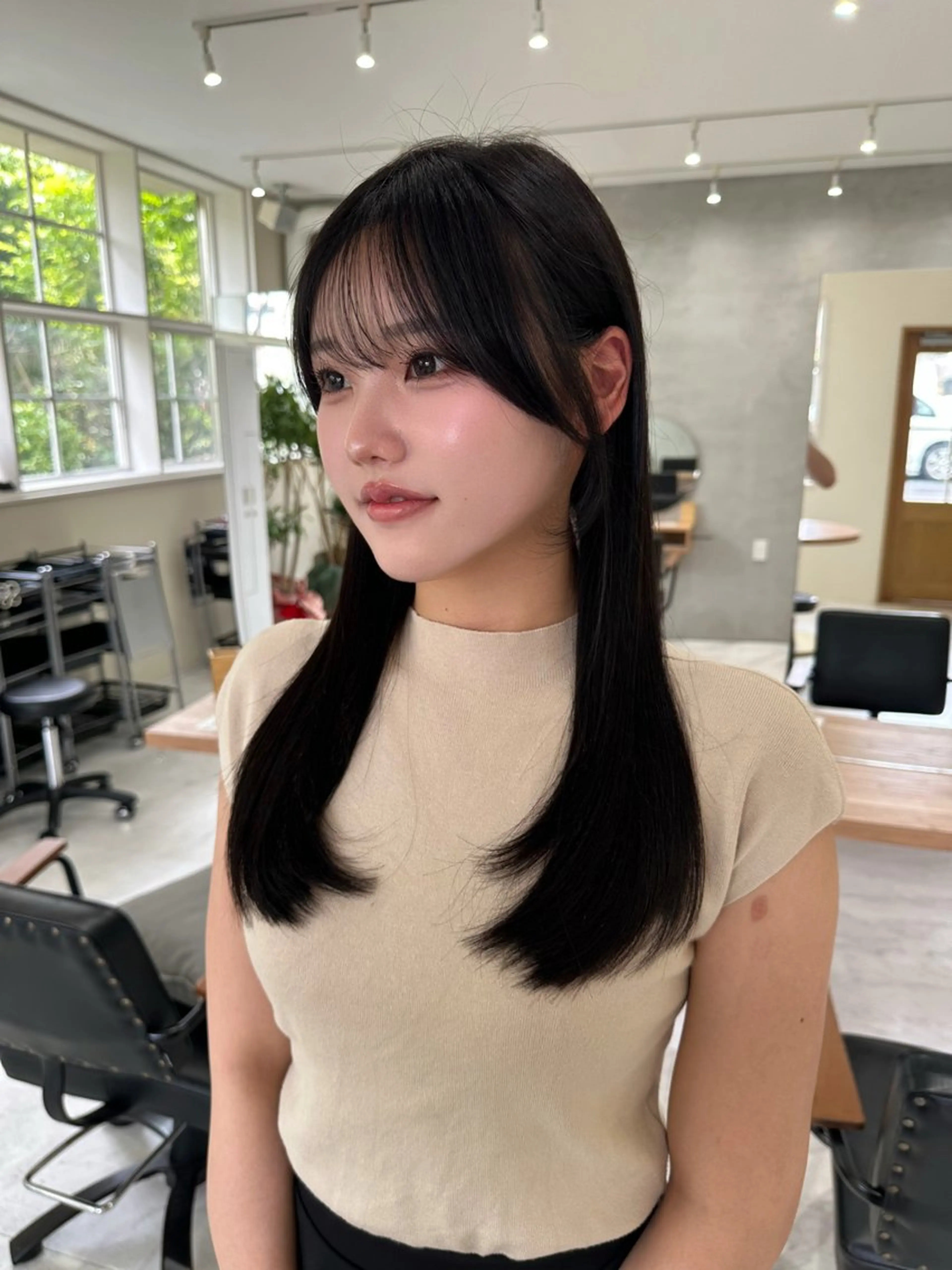 ロング カラー トリートメント カット トリートメント モリシュンスケ /レイヤー/髪質改善のヘアスタイル