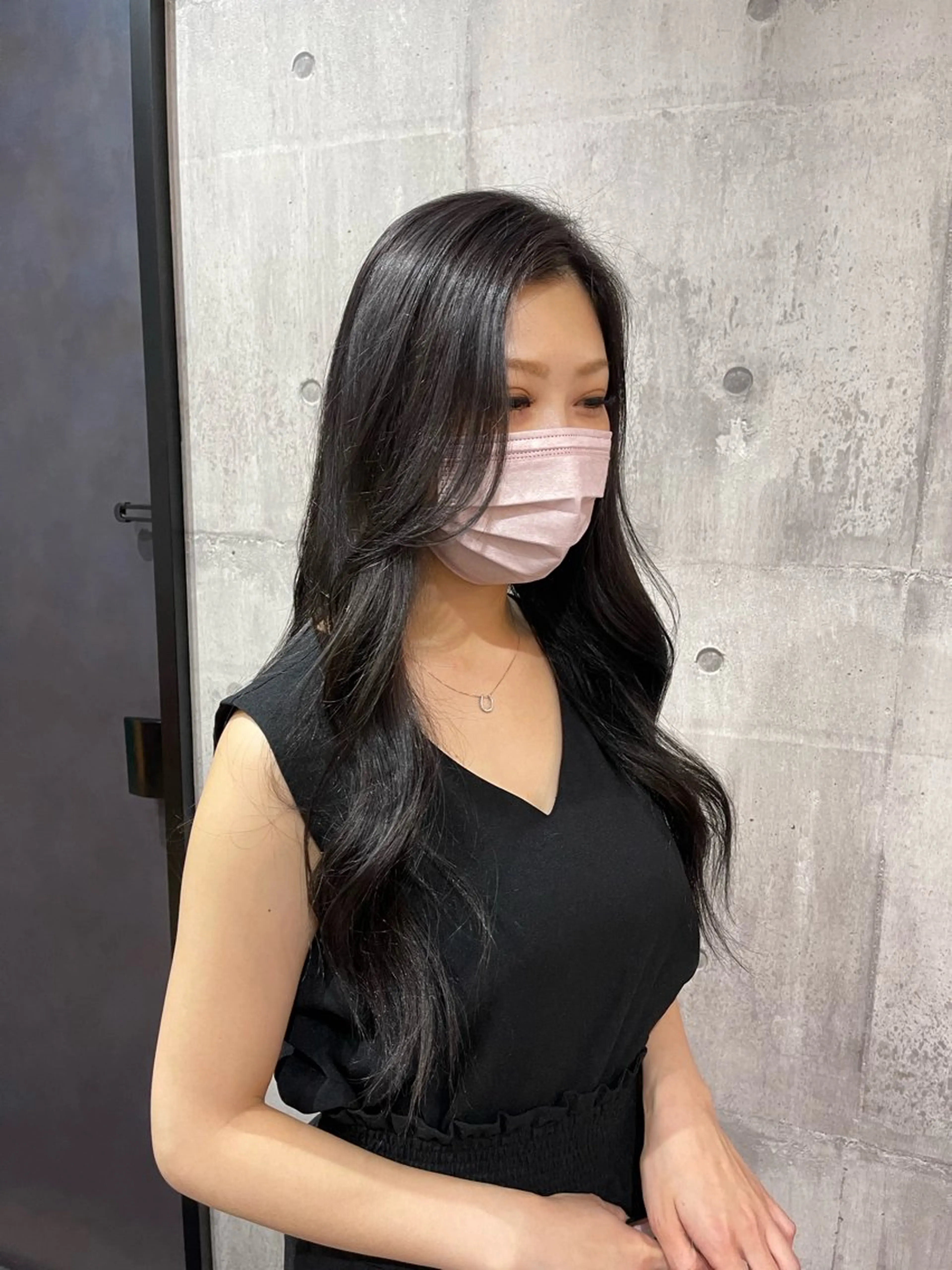 ロング カラー 透明感カラー Felice Erikaのヘアスタイル