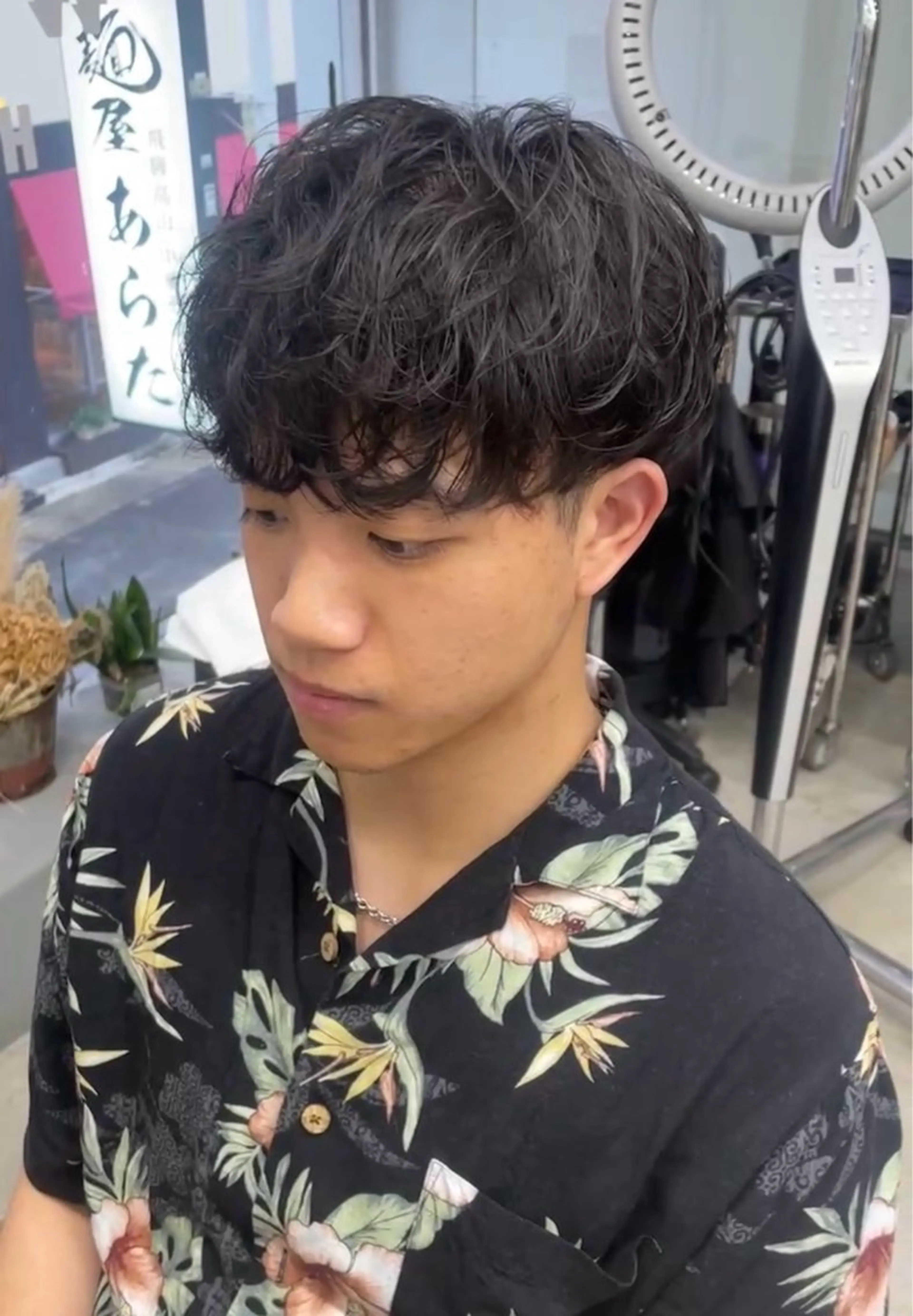 ショート メンズ カット パーマ メンズ専門サロン wokeのヘアスタイル