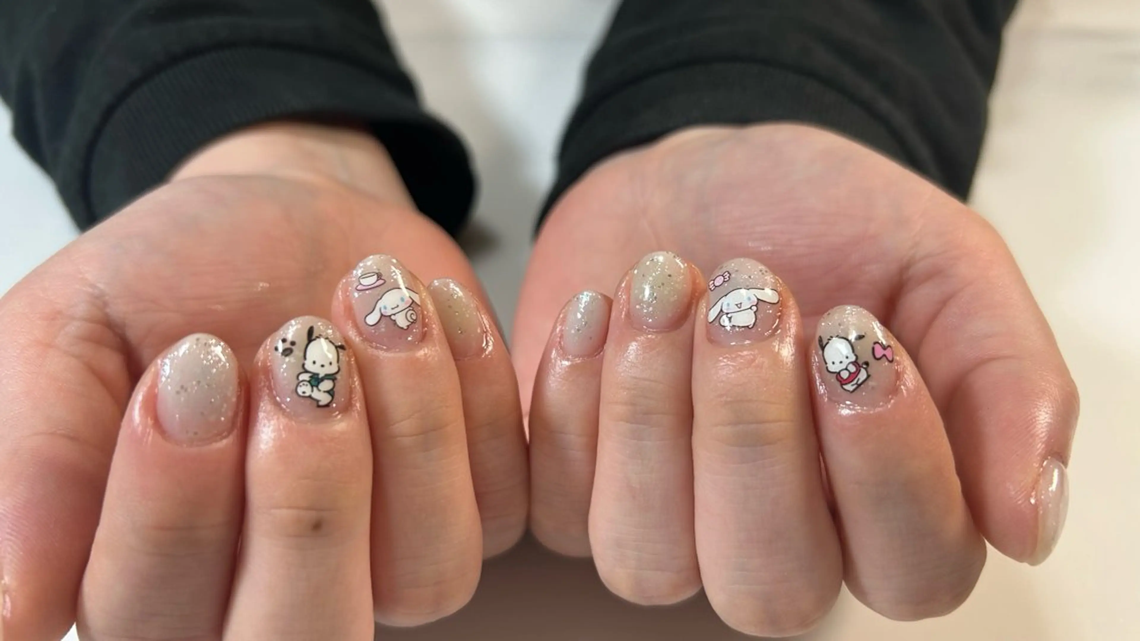 ネイル 持ち込み ハンドネイル nail salon mynteのネイルデザイン