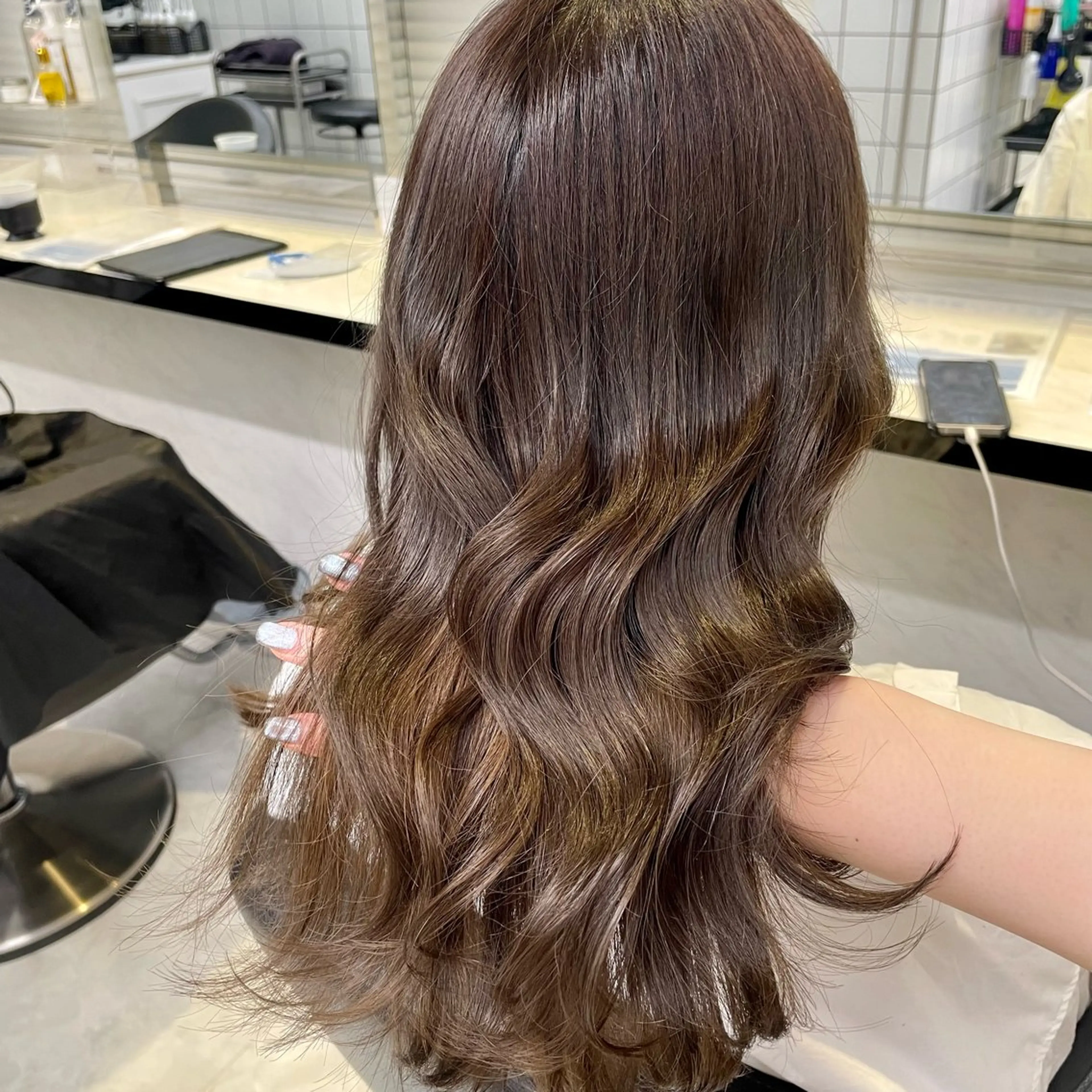 ミディアム カット ヘッドスパ ヘアセット うる艶トレンドヘア 🕊️上野BABYのヘアスタイル