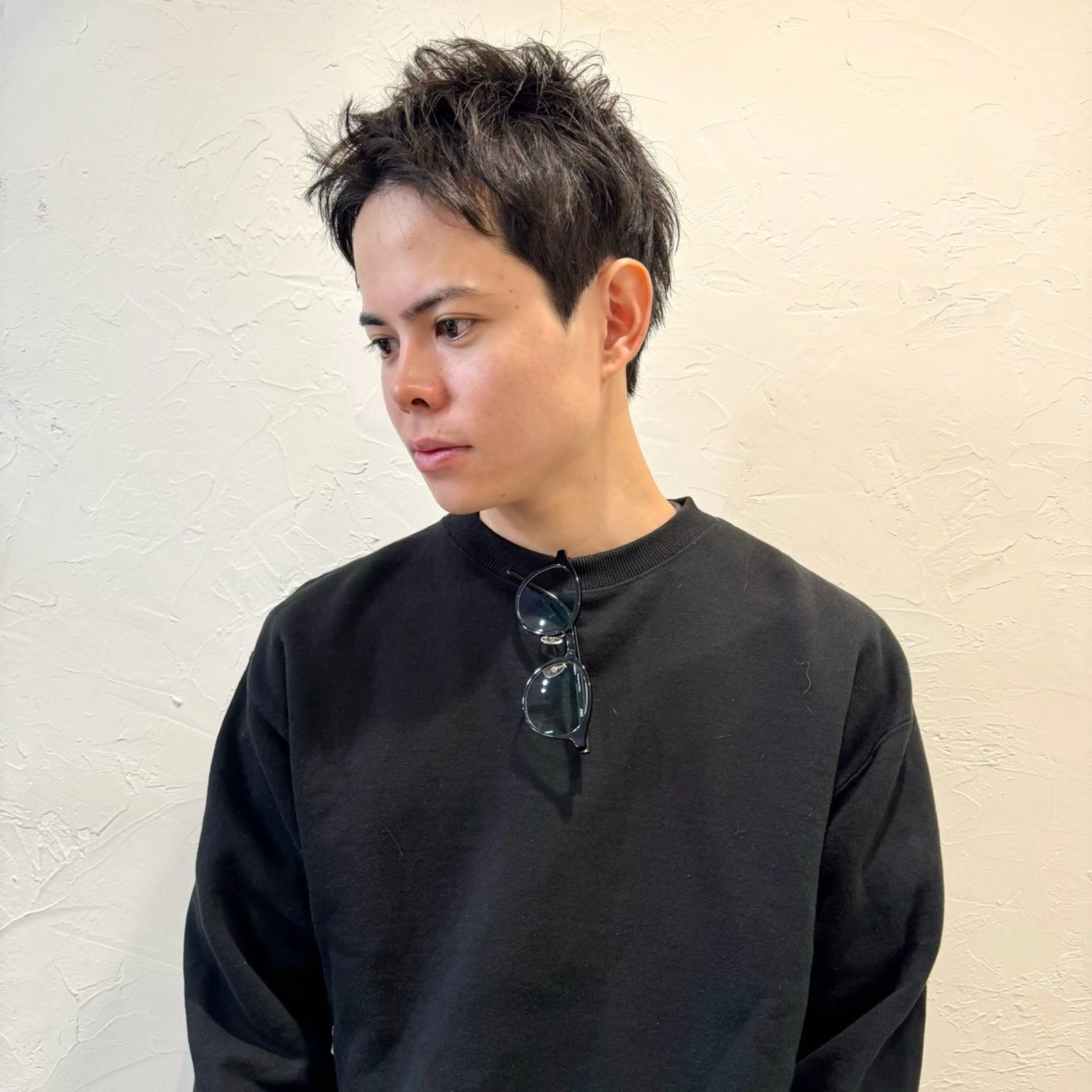 ショート メンズ アップバング メンズパーマ メンズショート スパイキーショート ショートヘア カット ヘアセット 【池袋/スパイキー ショート】ⓝⓘⓜⓤのヘアスタイル