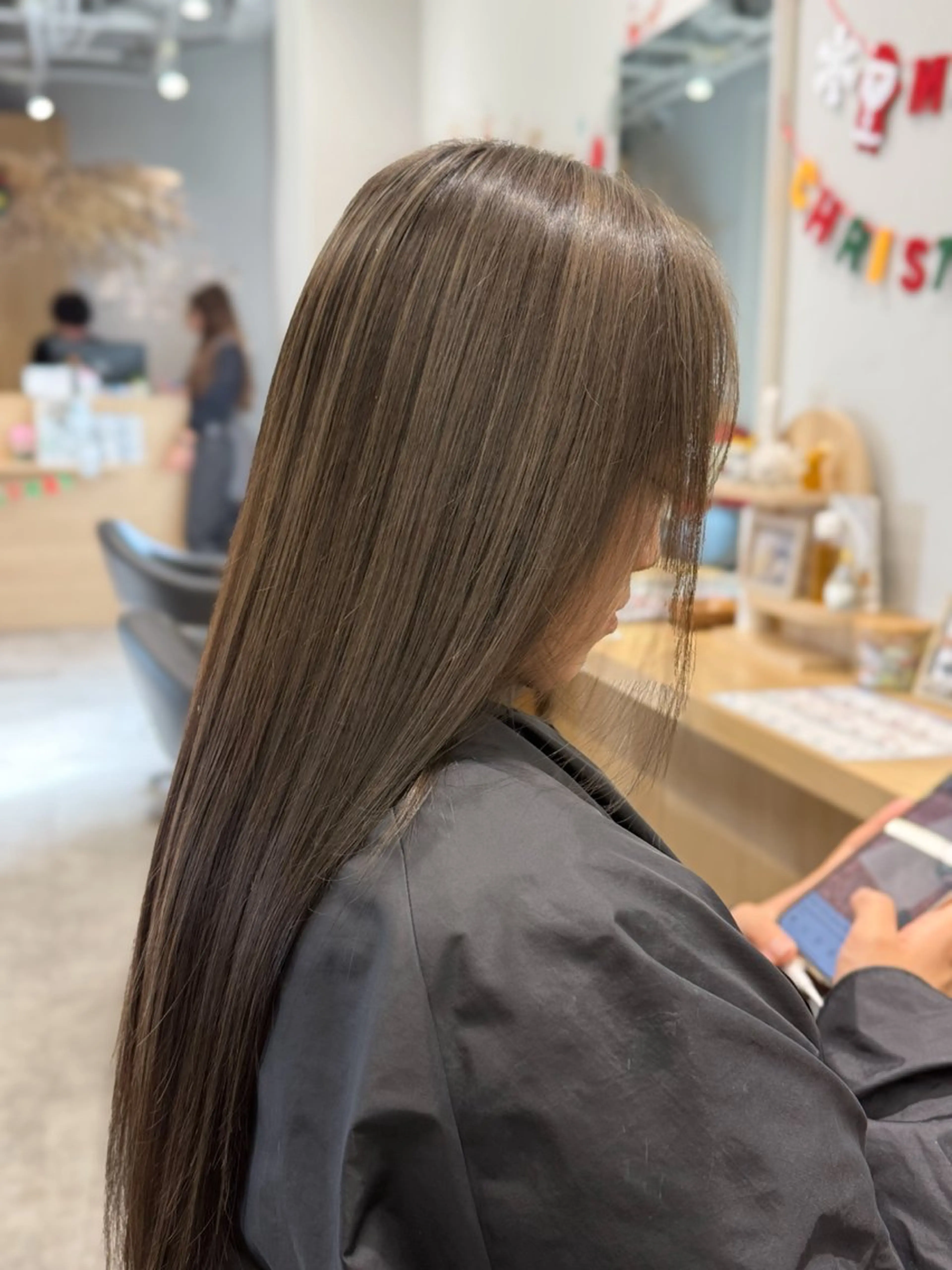 ロング ハイライト カット ヘアカラー 雰囲気似合わせ/永田 汰伊智/艶カラー🫧のヘアスタイル