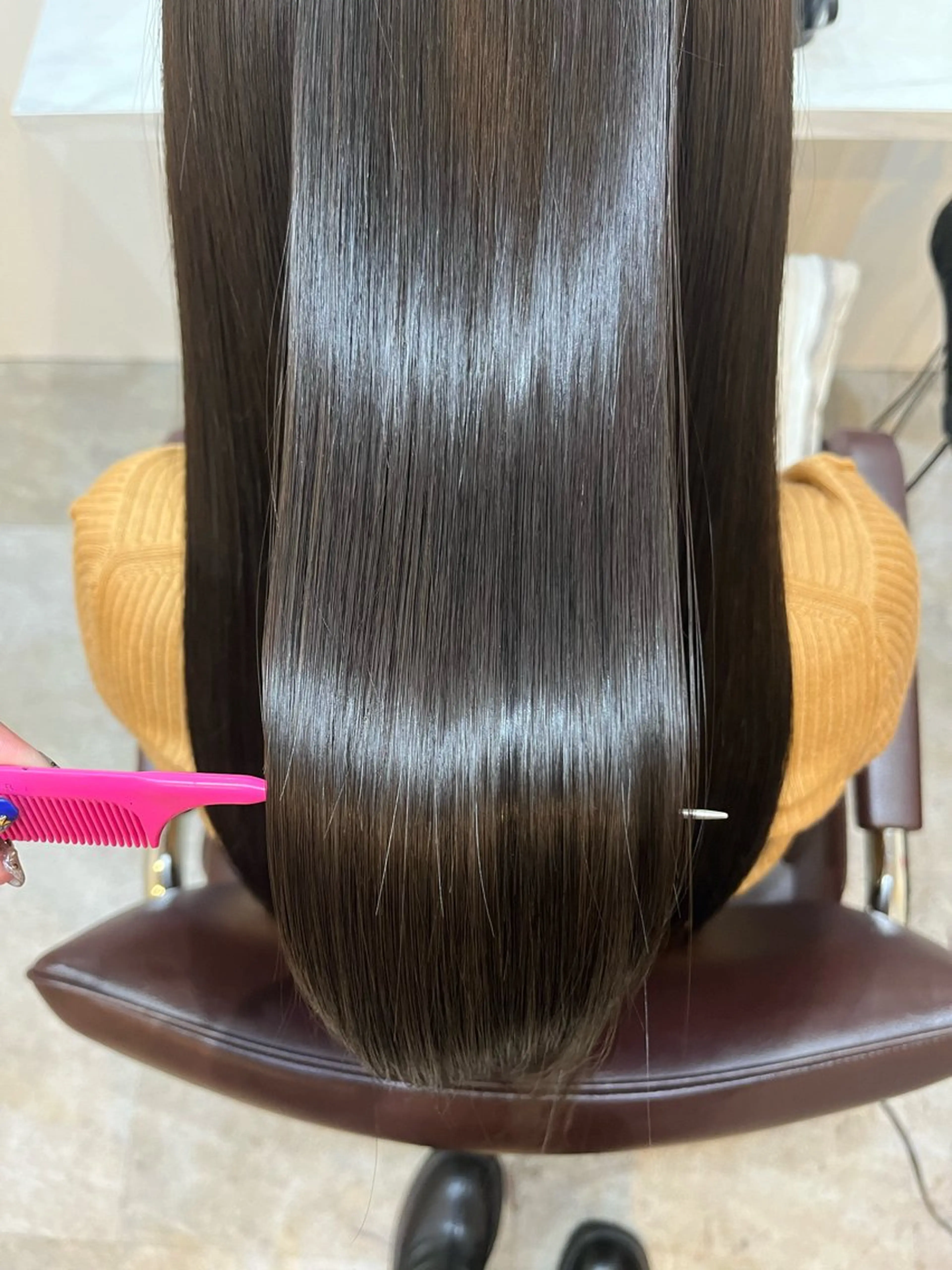 ロング カラー カット ヘアカラー トリートメント 【髪質改善 艶髪】 布川 莉穂のヘアスタイル